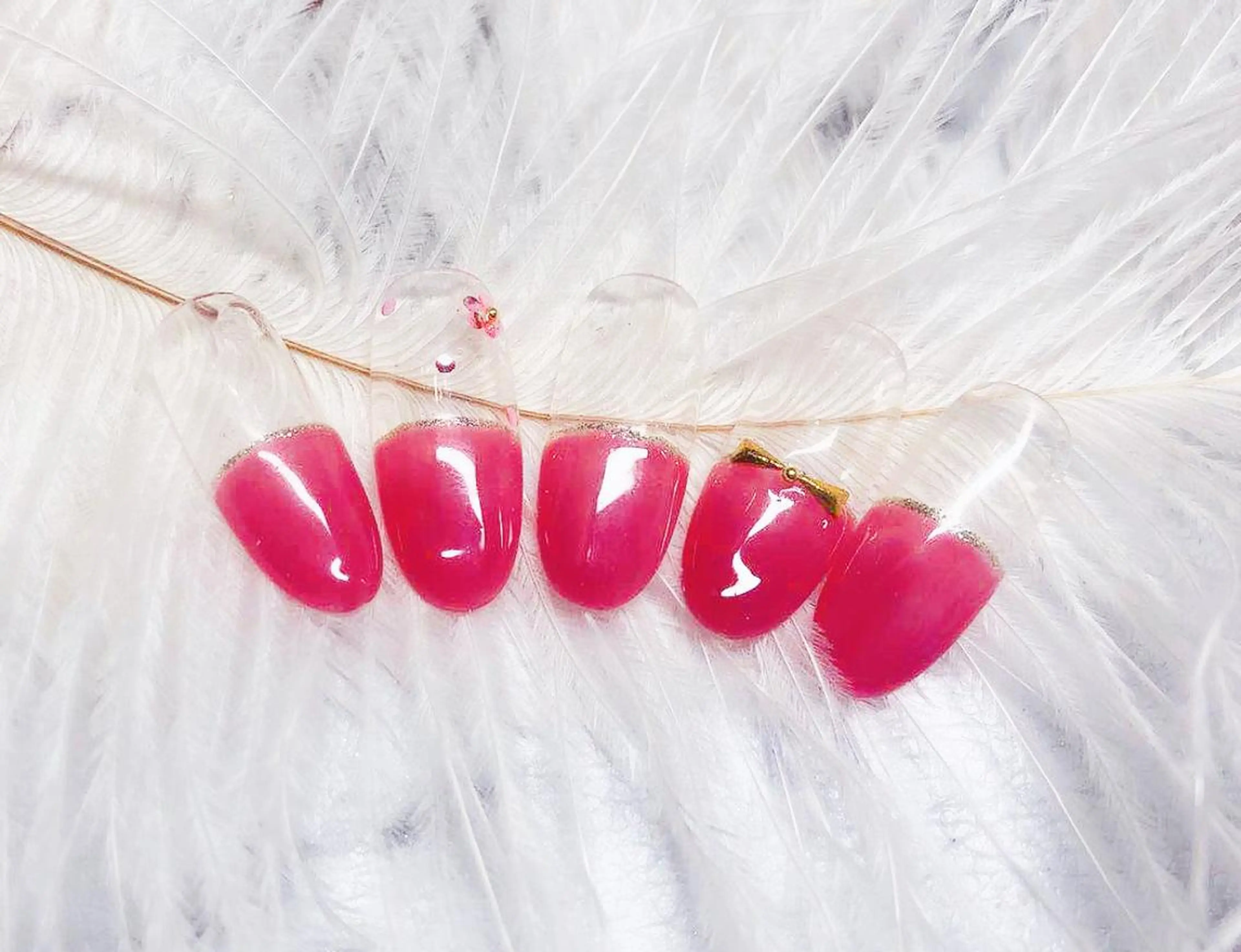 ネイル ハンドネイル マジック ミラーのネイルデザイン