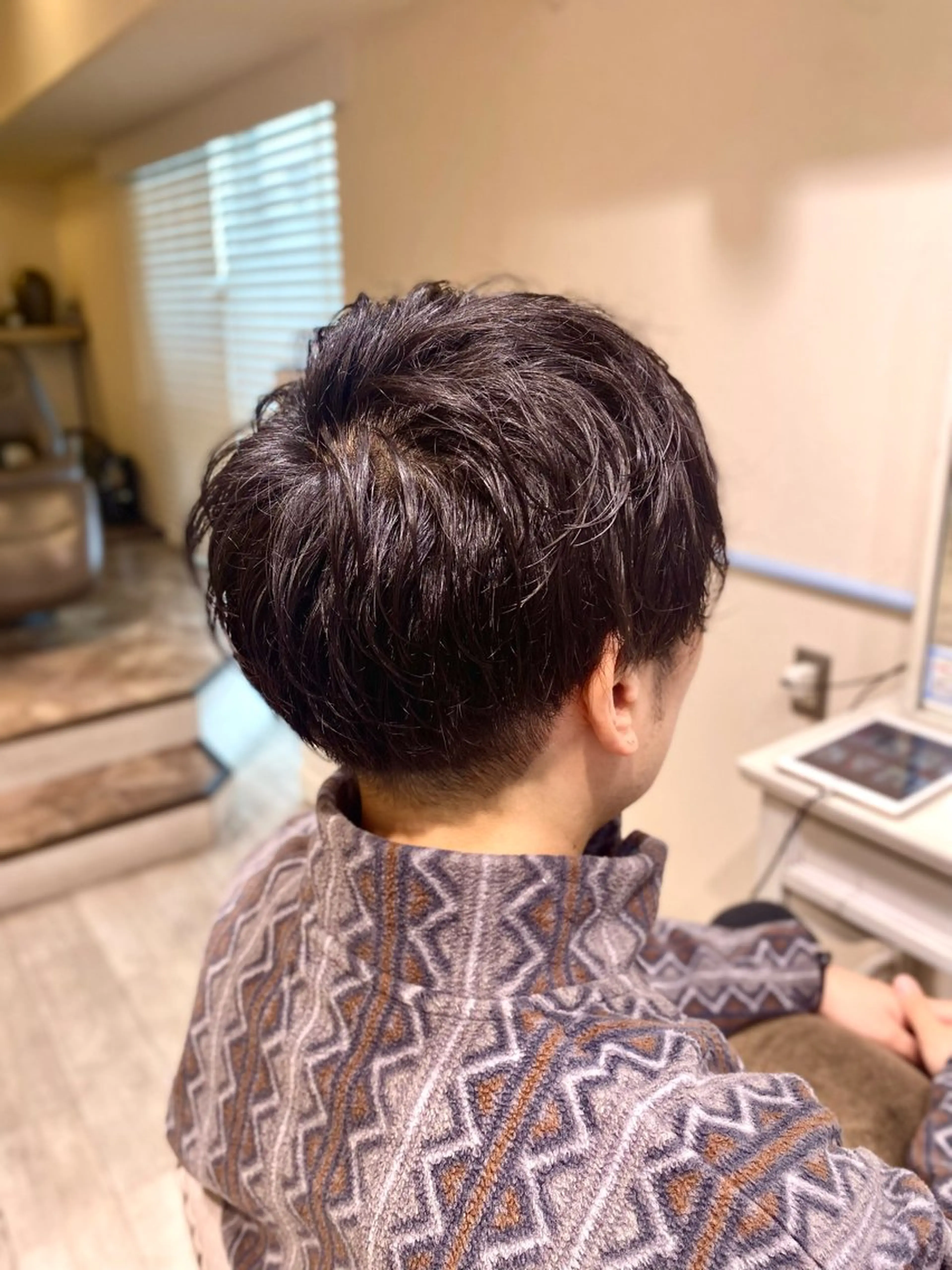 パーマ メンズ カット ヘッドスパ メンズパーマ・ カット モリヤ🌺のヘアスタイル
