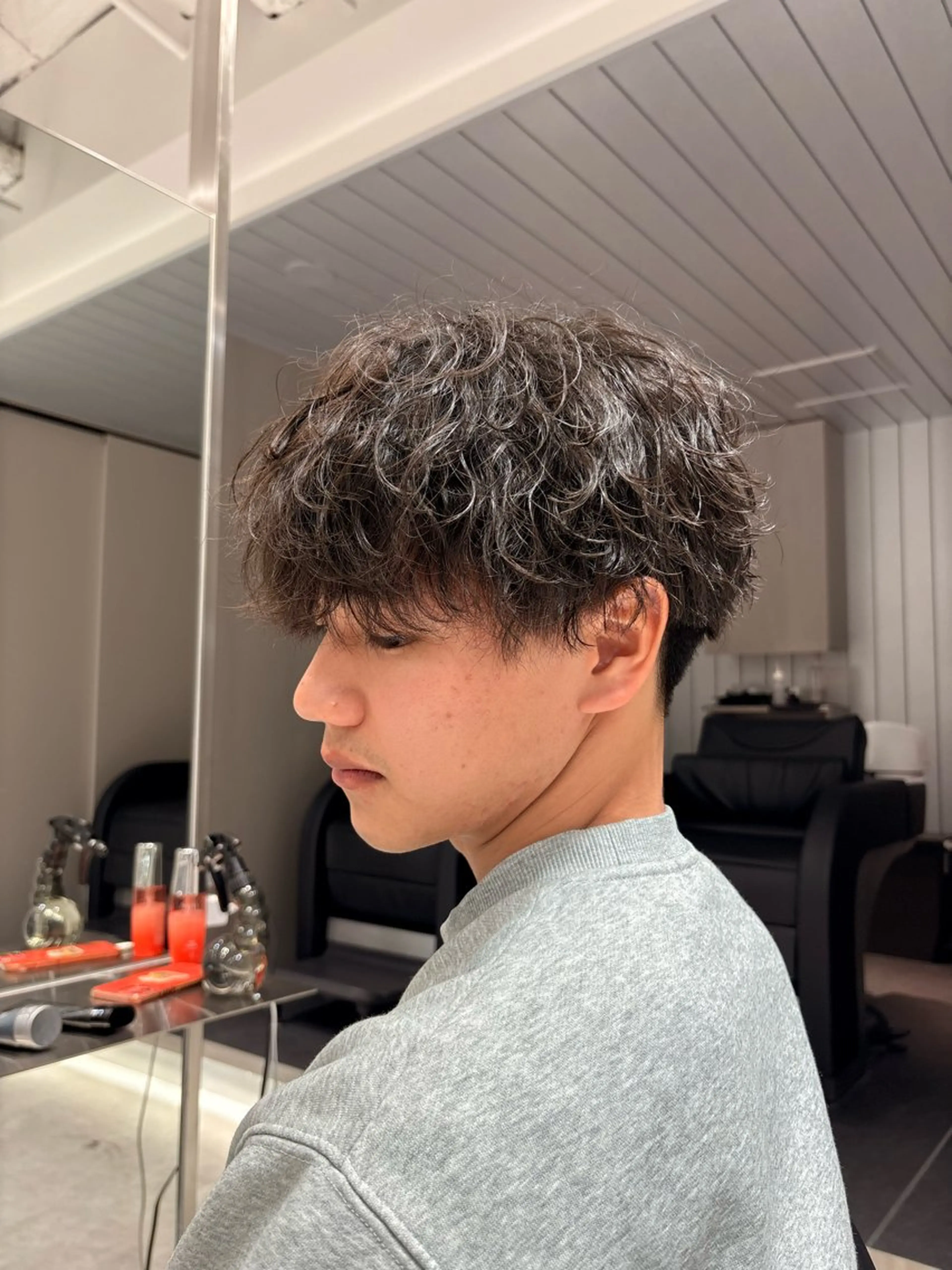 カラー パーマ メンズ カット ヘアカラー パーマ fifth 桐山 蒼史のヘアスタイル