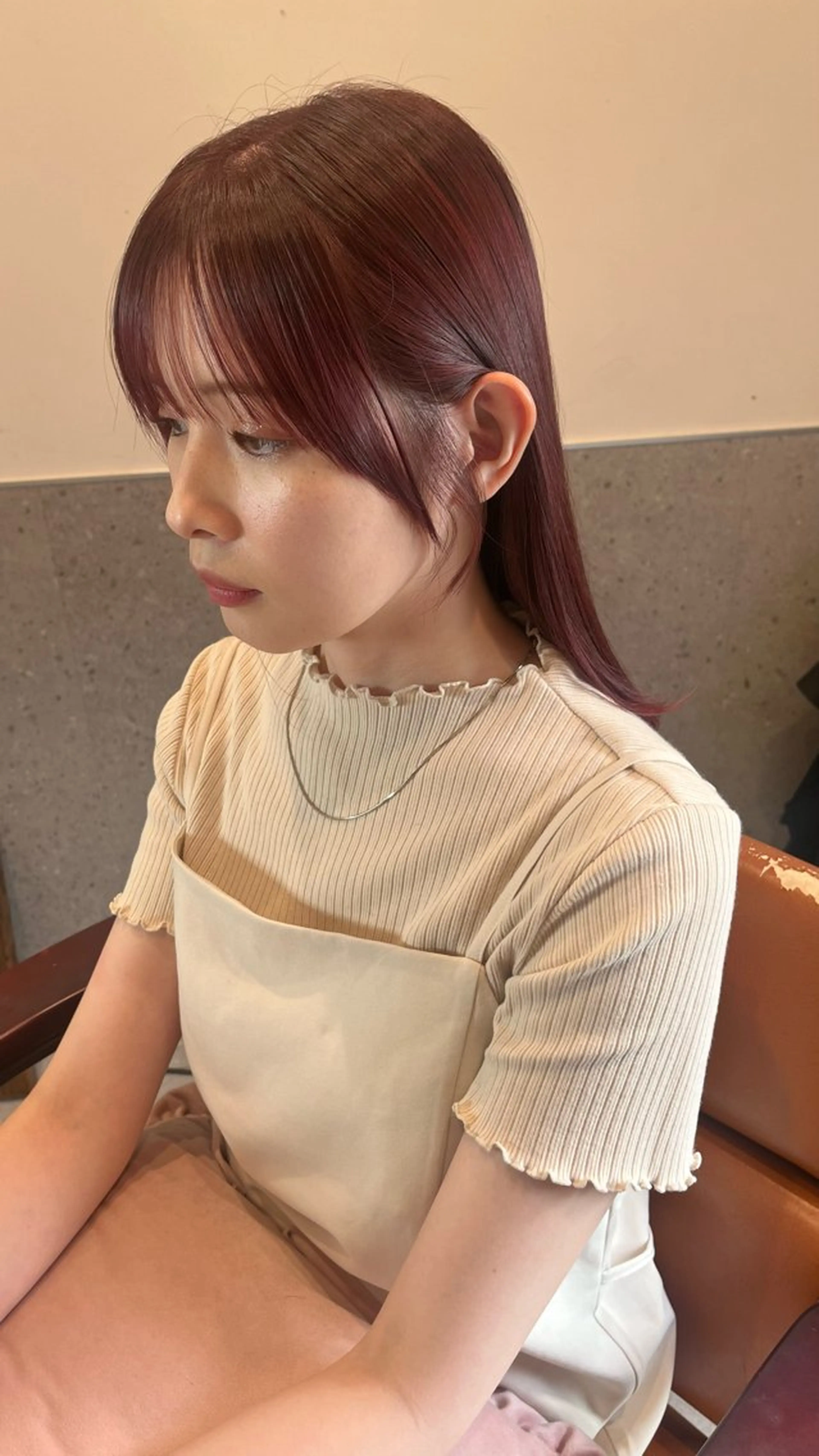 ミディアム カラー 大人girly🛋️ 🤍yukakoのヘアスタイル