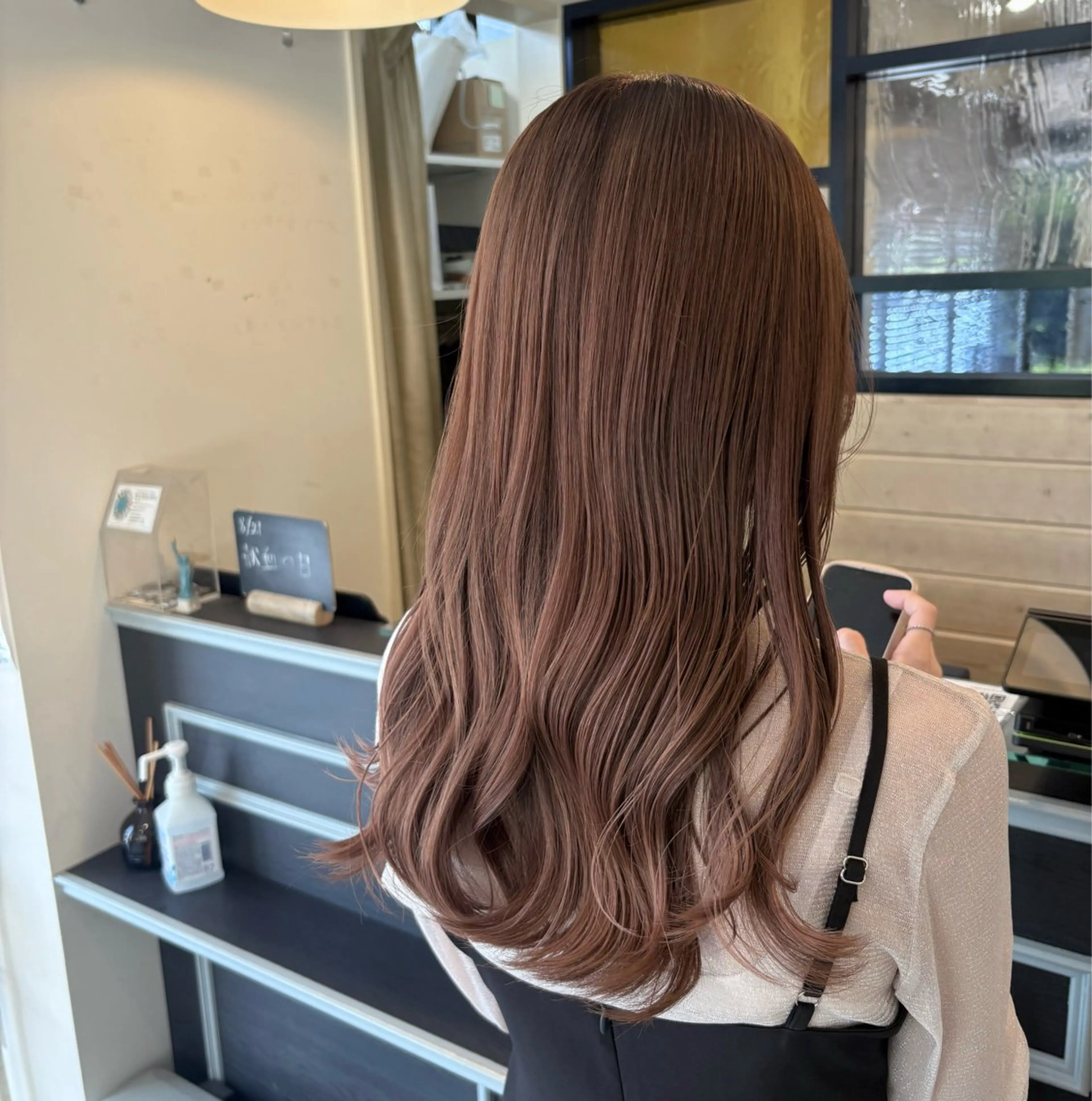 ロング カラー スナコザワ レナのヘアスタイル