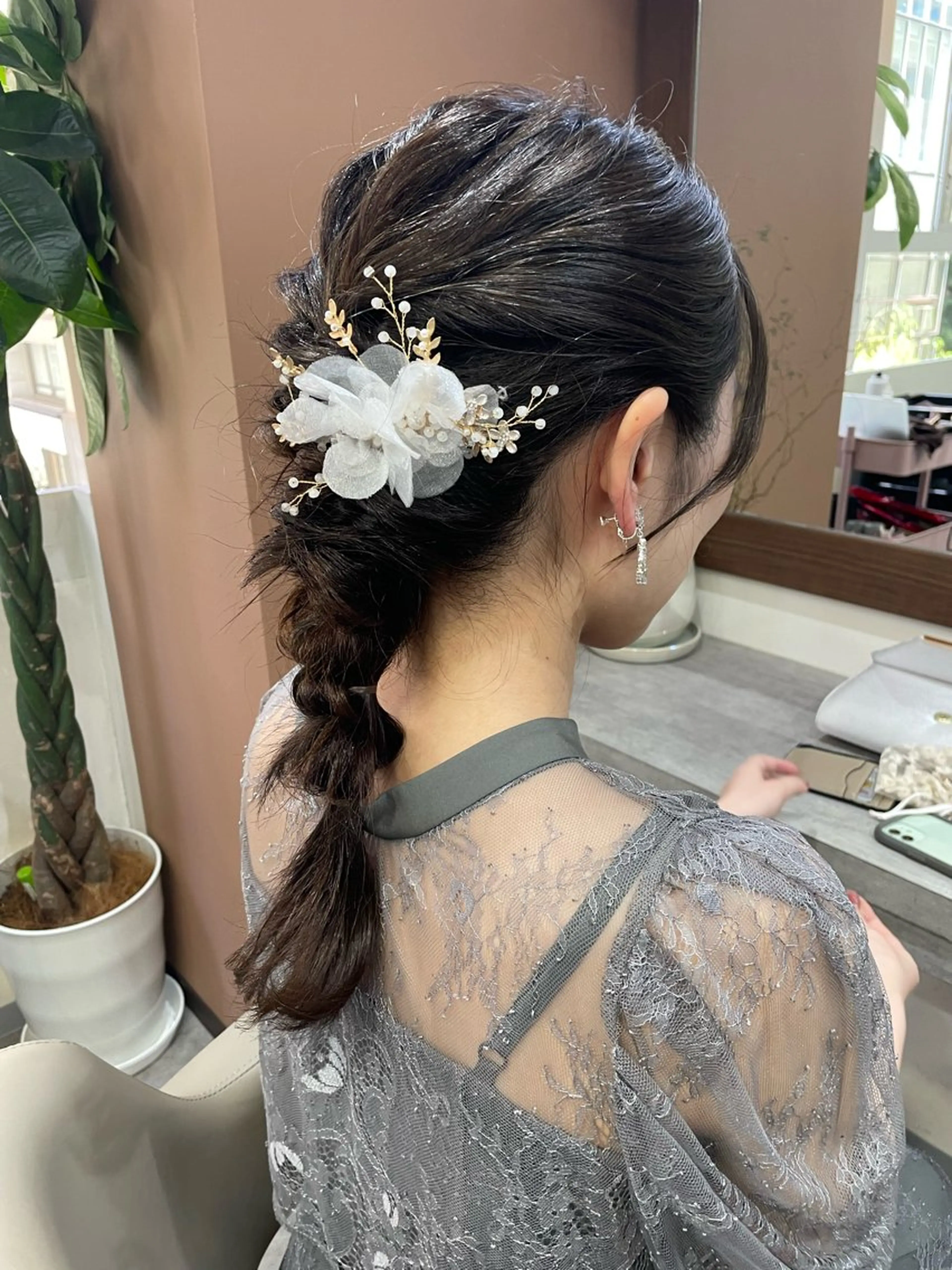 ロング ヘアアレンジ ヘアセット 韓国風パーマ/ヘア セット/店長みづきのヘアスタイル