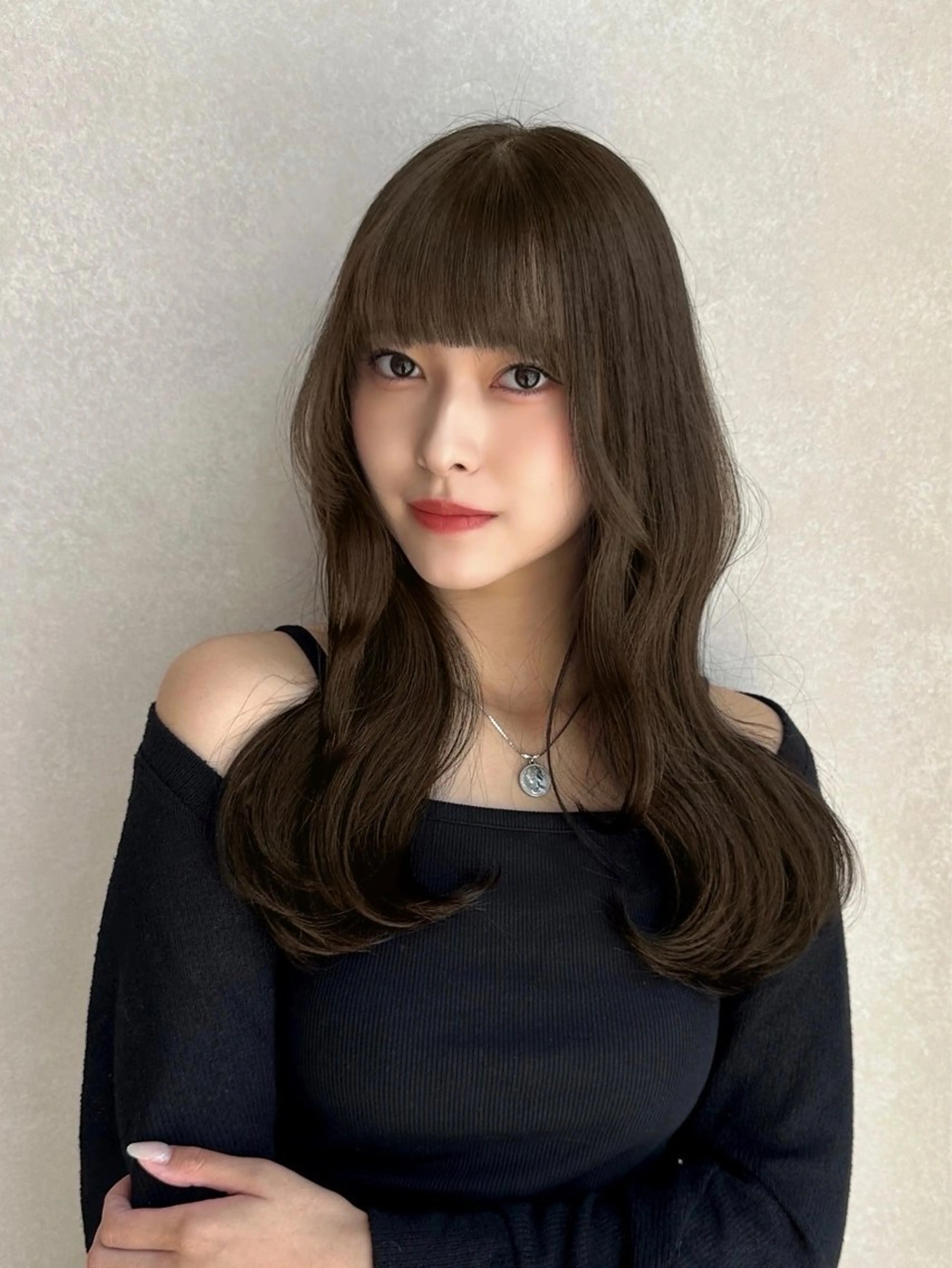 ミディアム 丸山 心 / 艶カラーのヘアスタイル