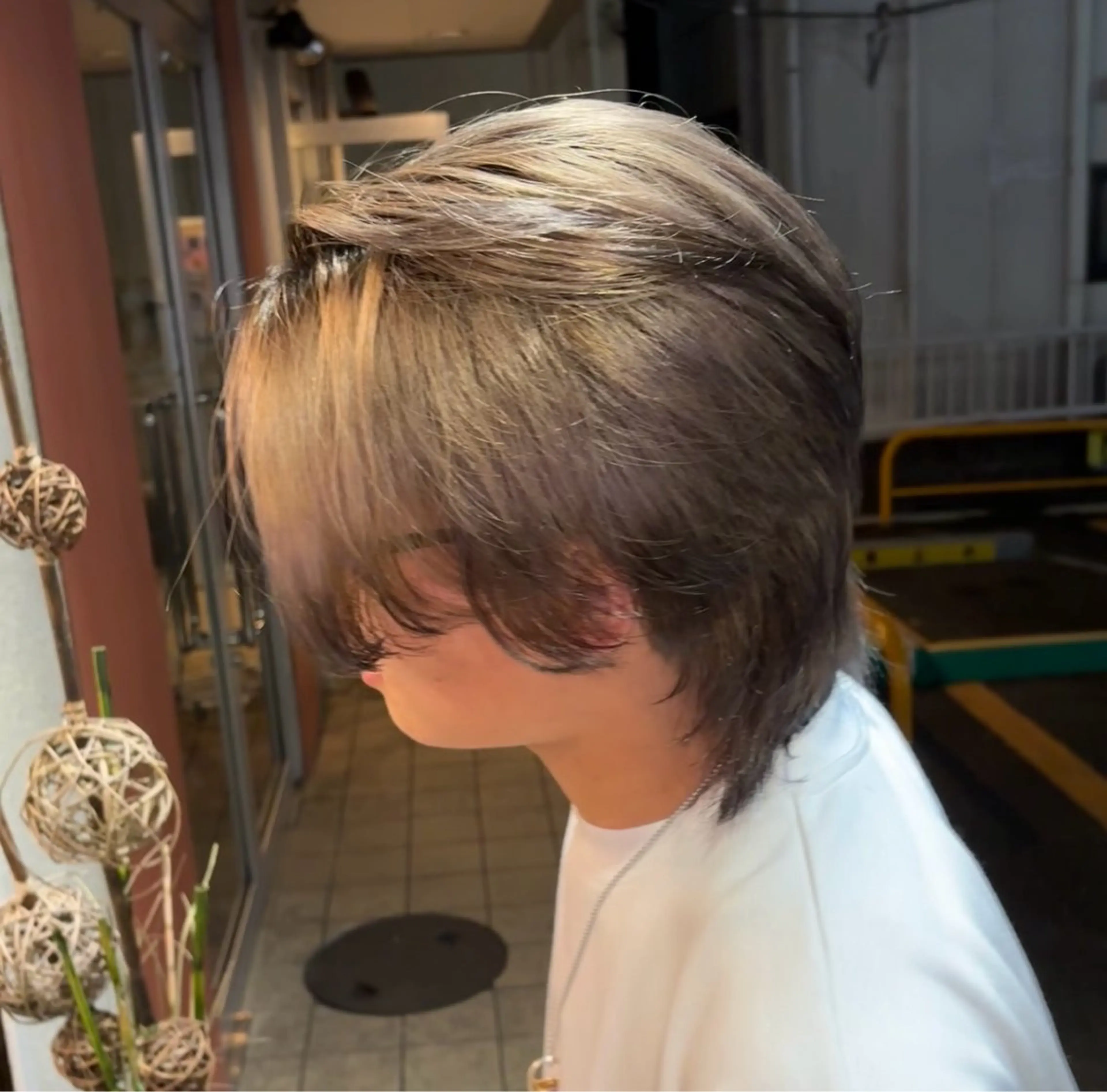 ショート ヘアカラー 🎀ハイトーン/ 艶カラー/夕月🎀のヘアスタイル