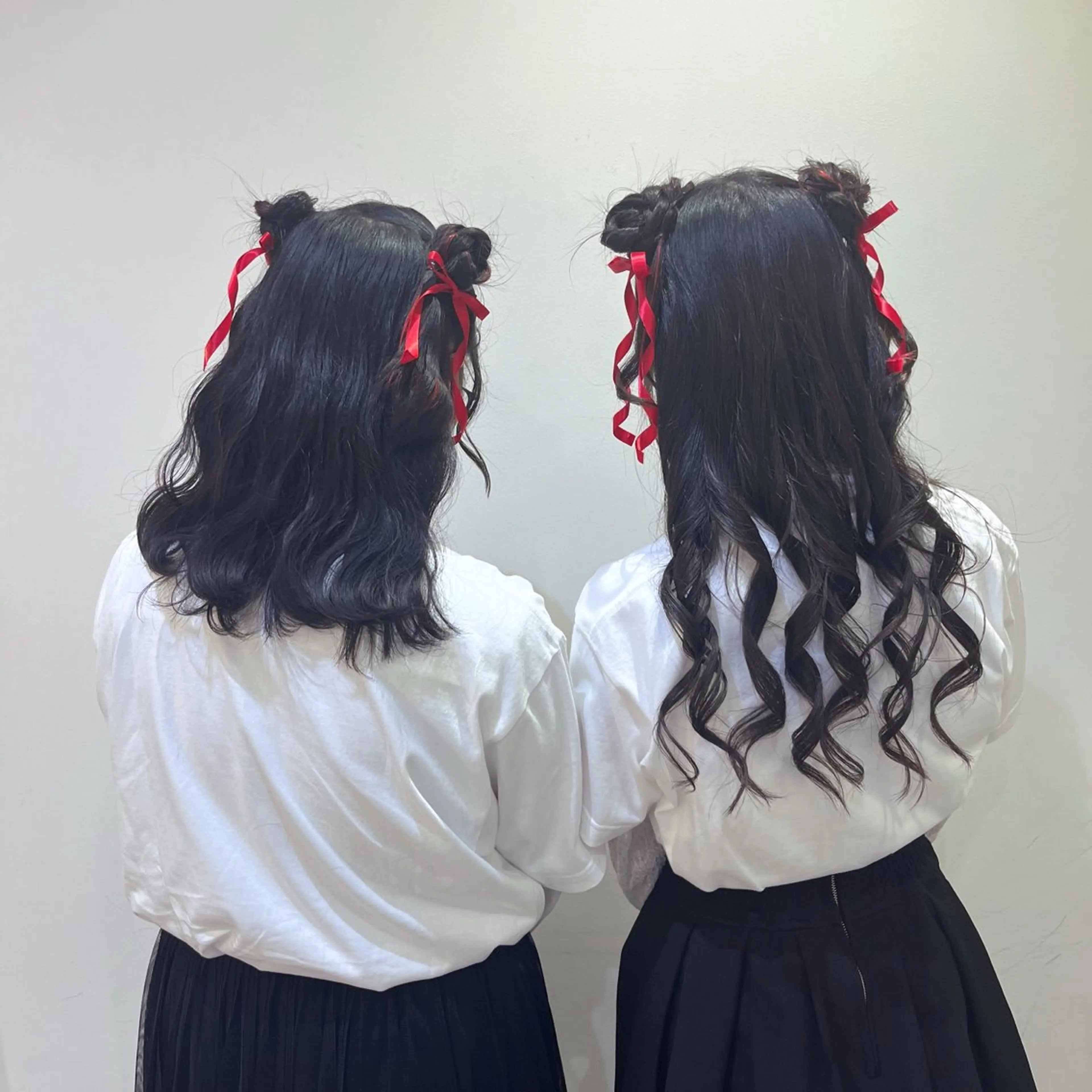 ヘアアレンジ エクステ🎀 暖色カラー🎀amiのヘアスタイル
