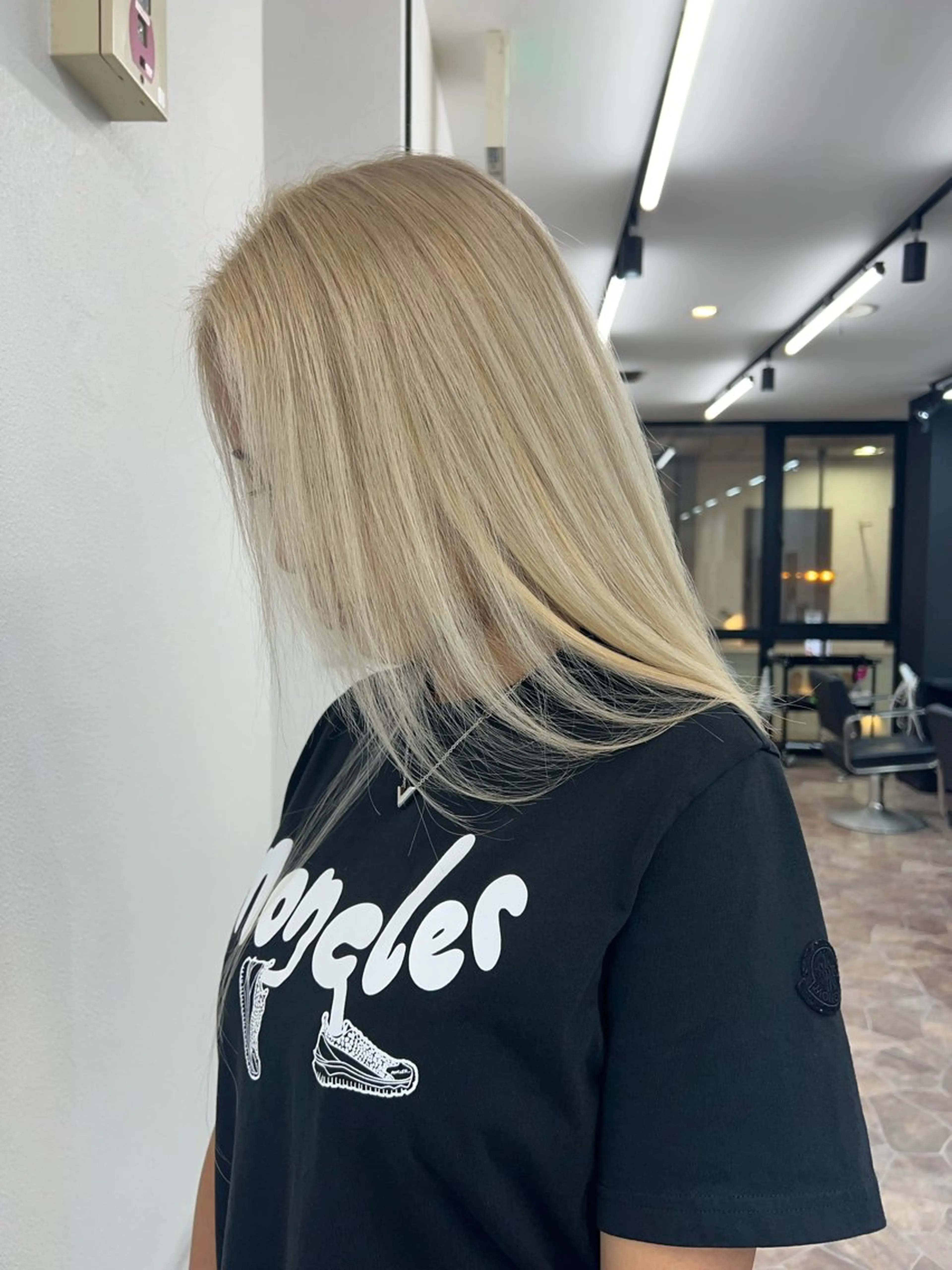 ロング ヘアカラー トリートメント 藤本 翔己のヘアスタイル