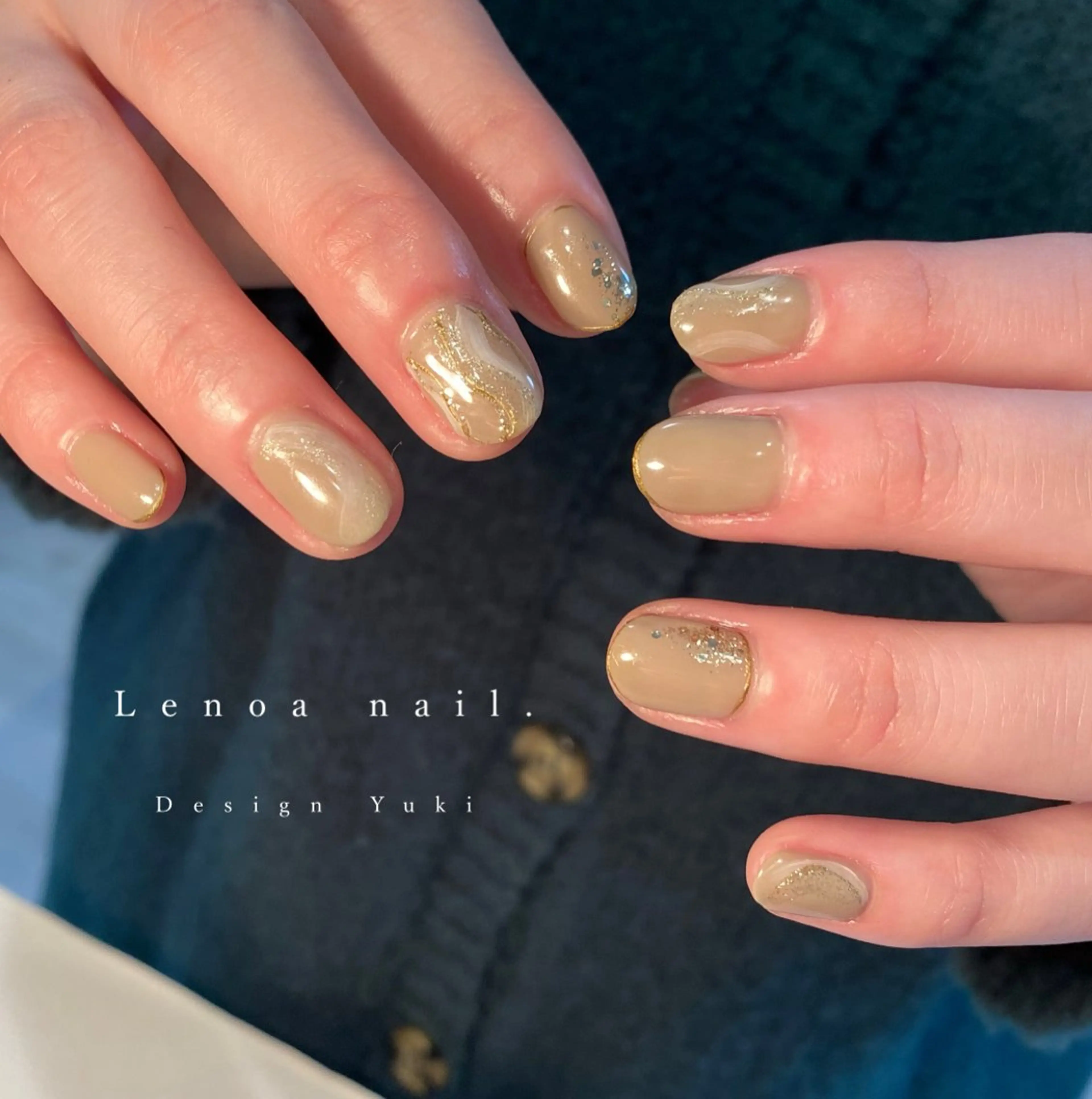 ネイル ハンドネイル Lenoa Yukiのネイルデザイン