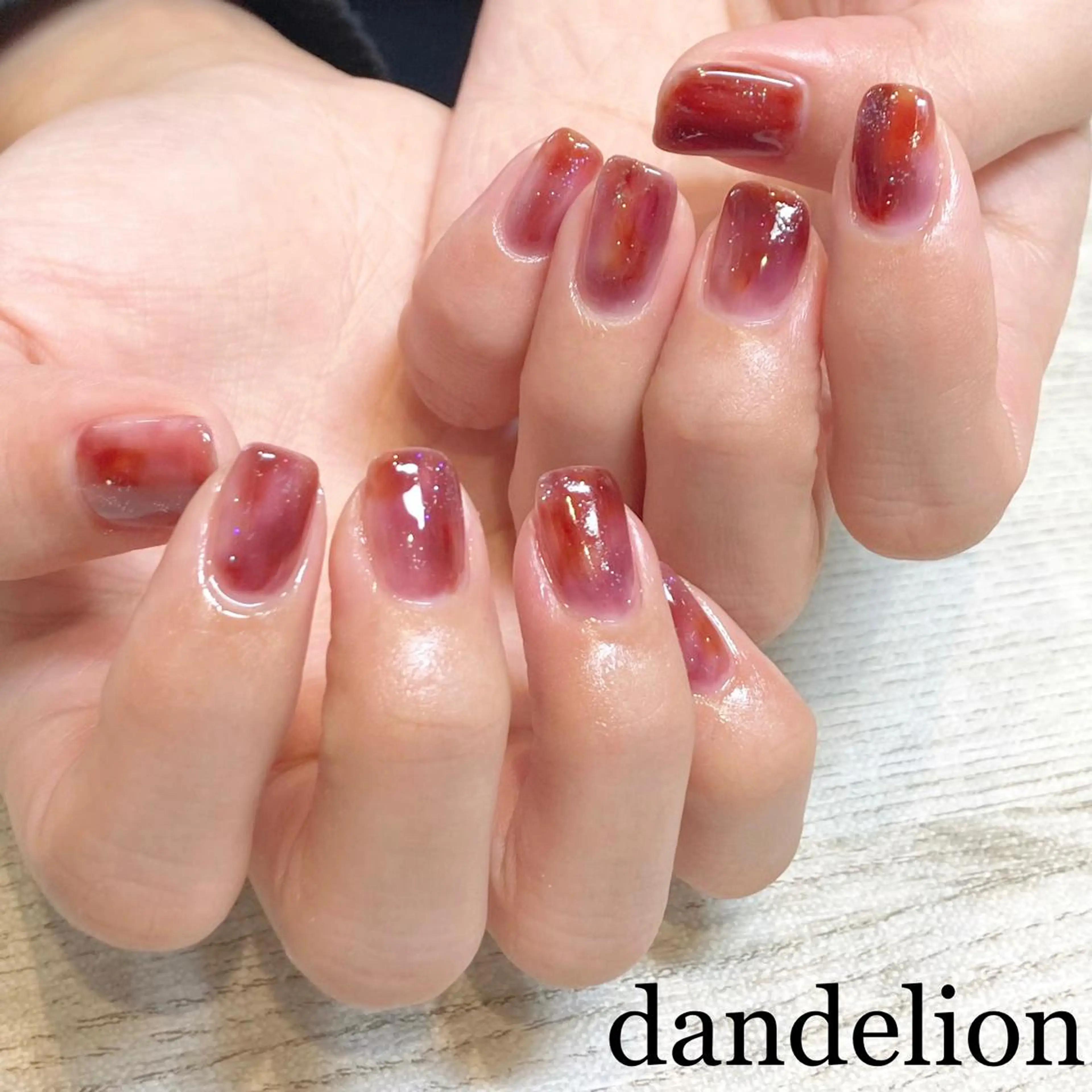 ネイル ハンドネイル ハンドケア dandelion ダンデライオンのネイルデザイン