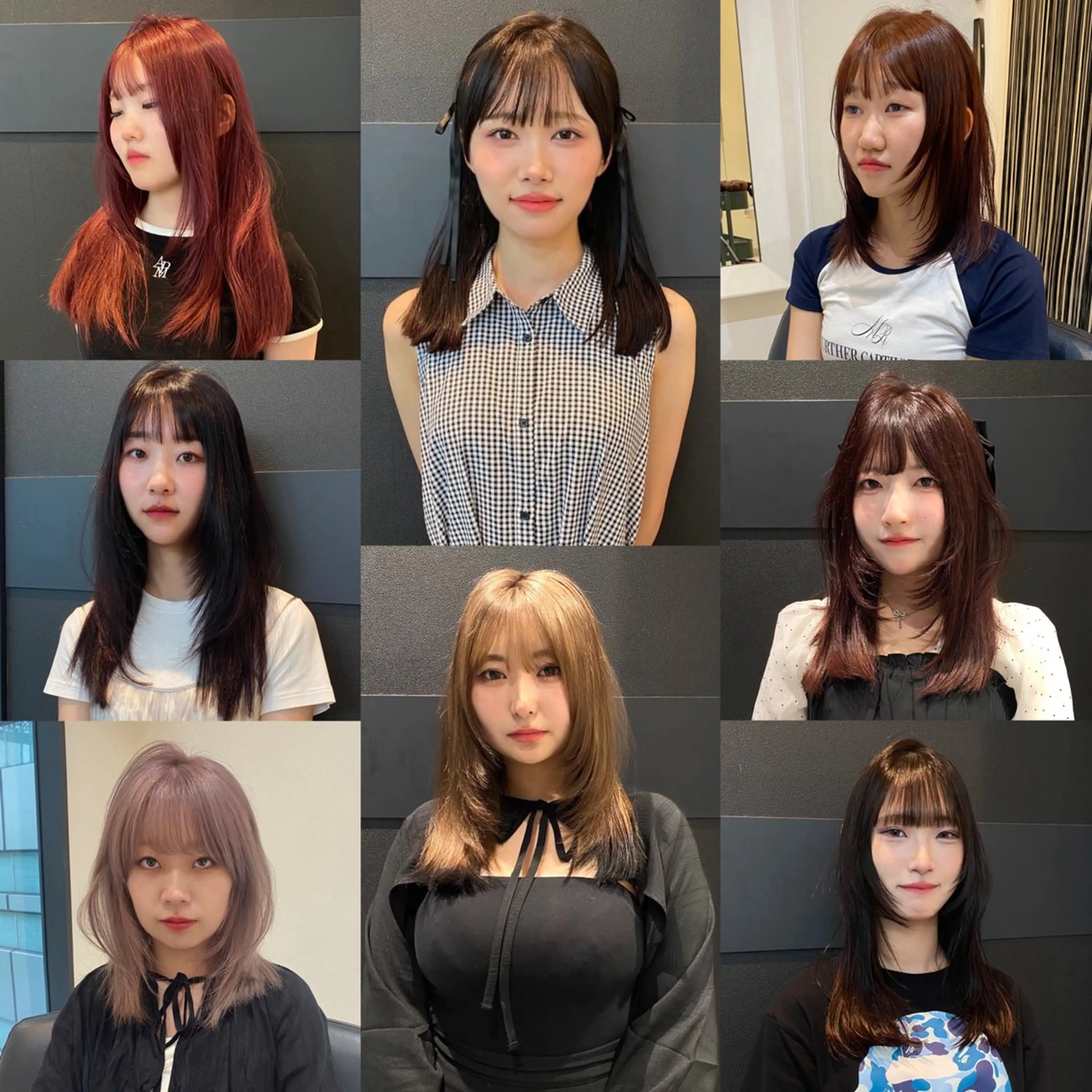 ミディアム カラー カット ヘアカラー トリートメント mai / linoah˚✧のヘアスタイル