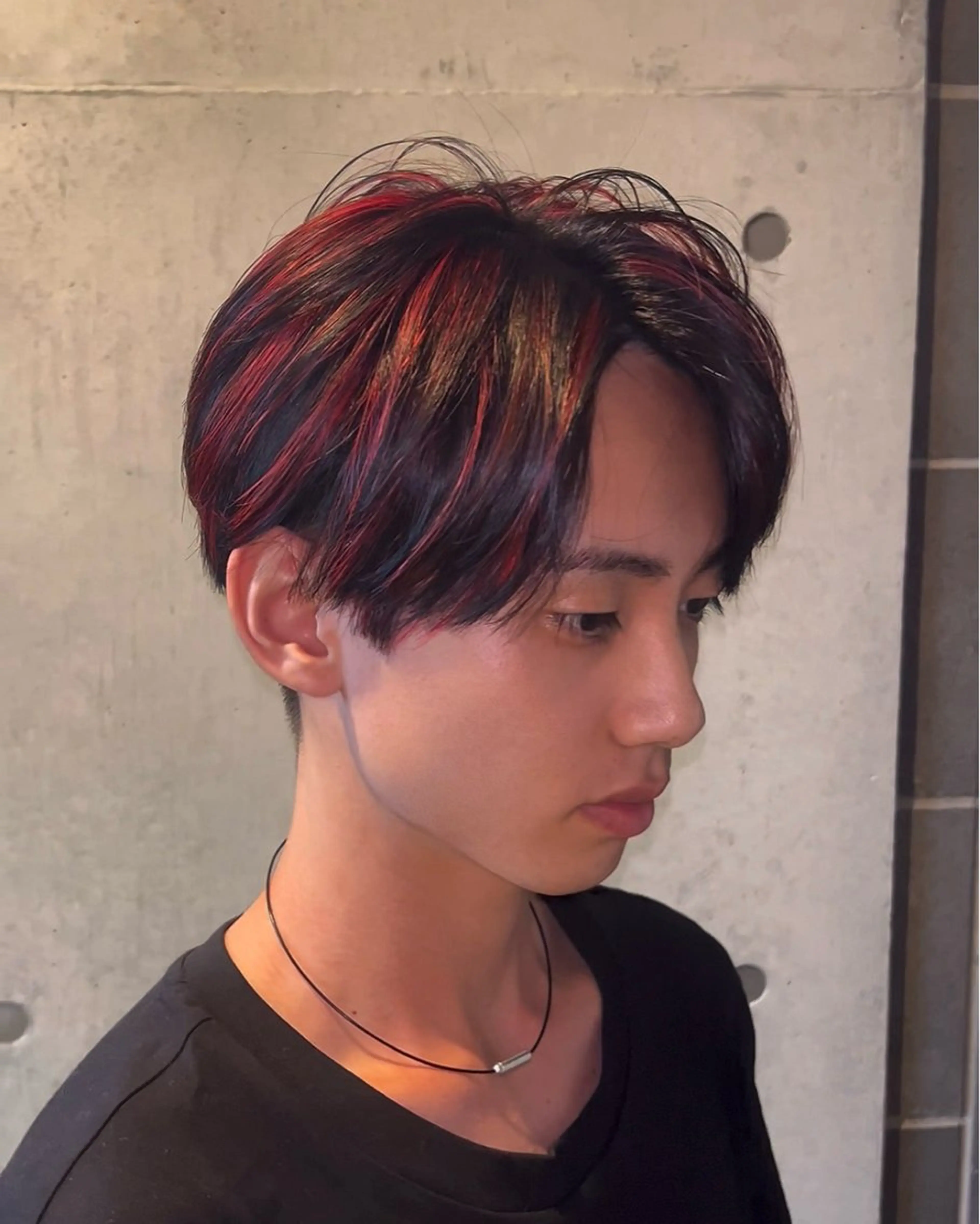 メンズ メンズハイライト ヘアカラー ❤️‍🔥Ai/メン ズカット❤️‍🔥のヘアスタイル