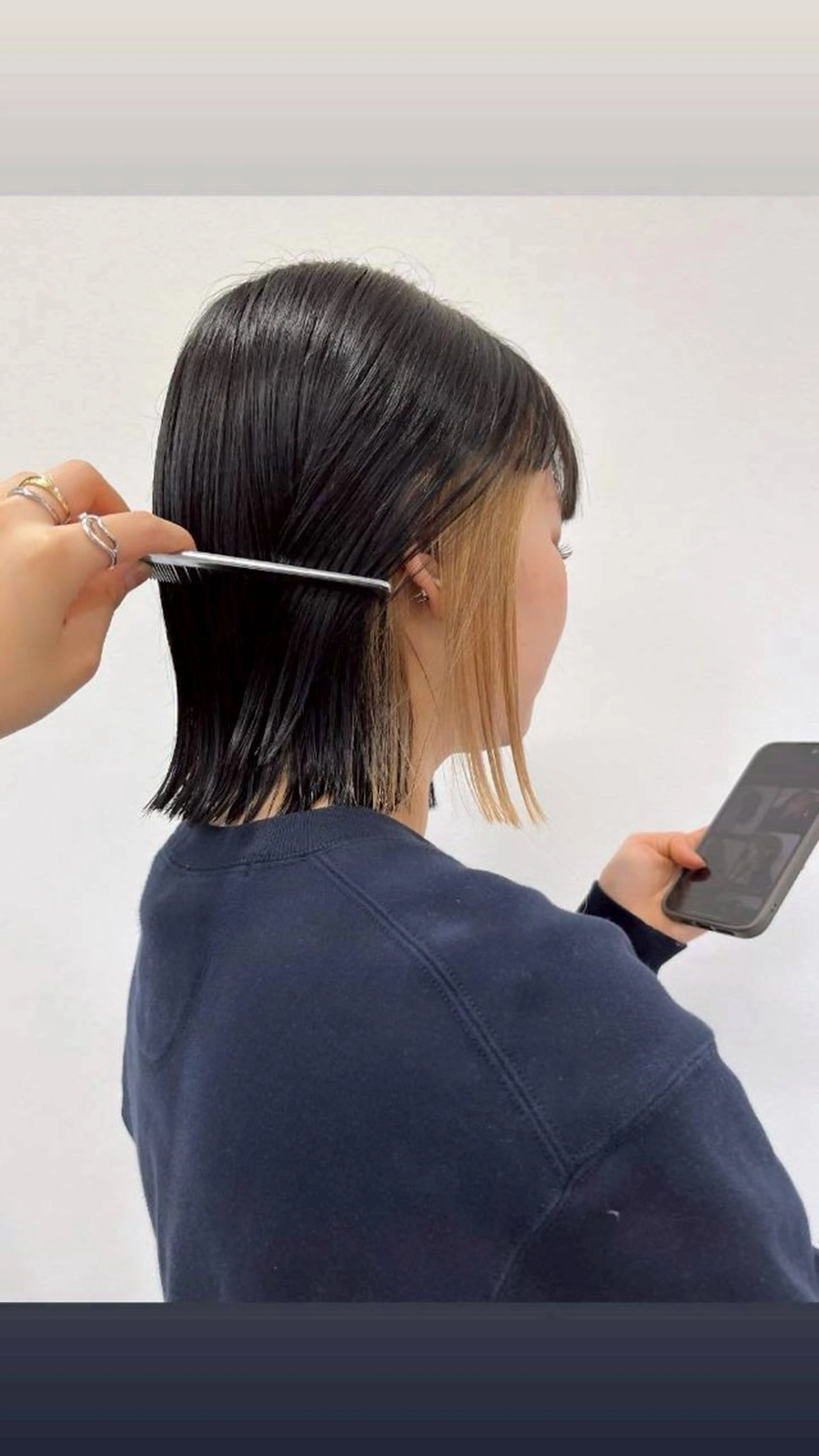 カラー ルプラボウ せとくち ななのヘアスタイル