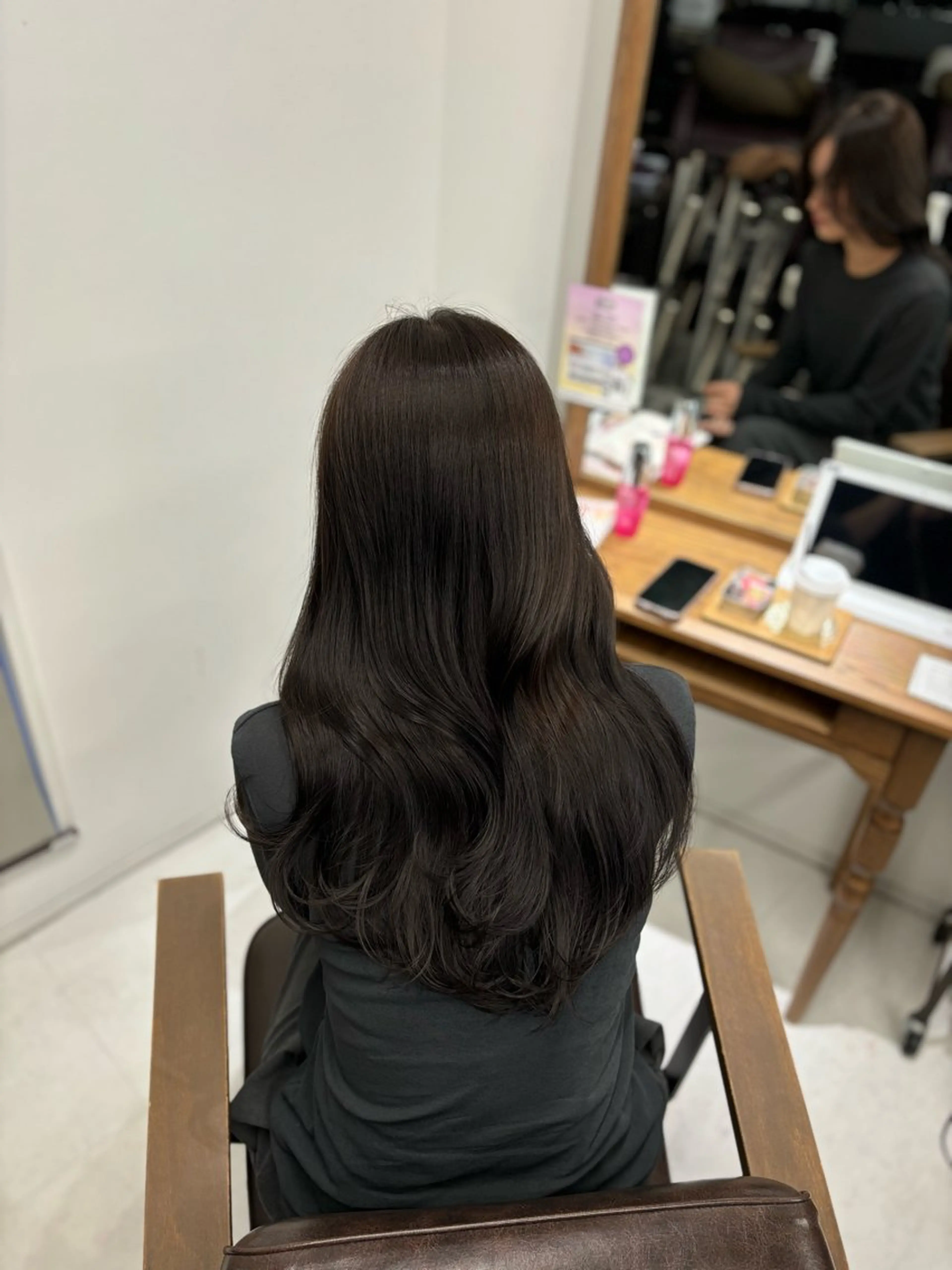 ロング カラー カット ヘアカラー 赤みなしカラー/梅田 /レイヤー/IORIのヘアスタイル