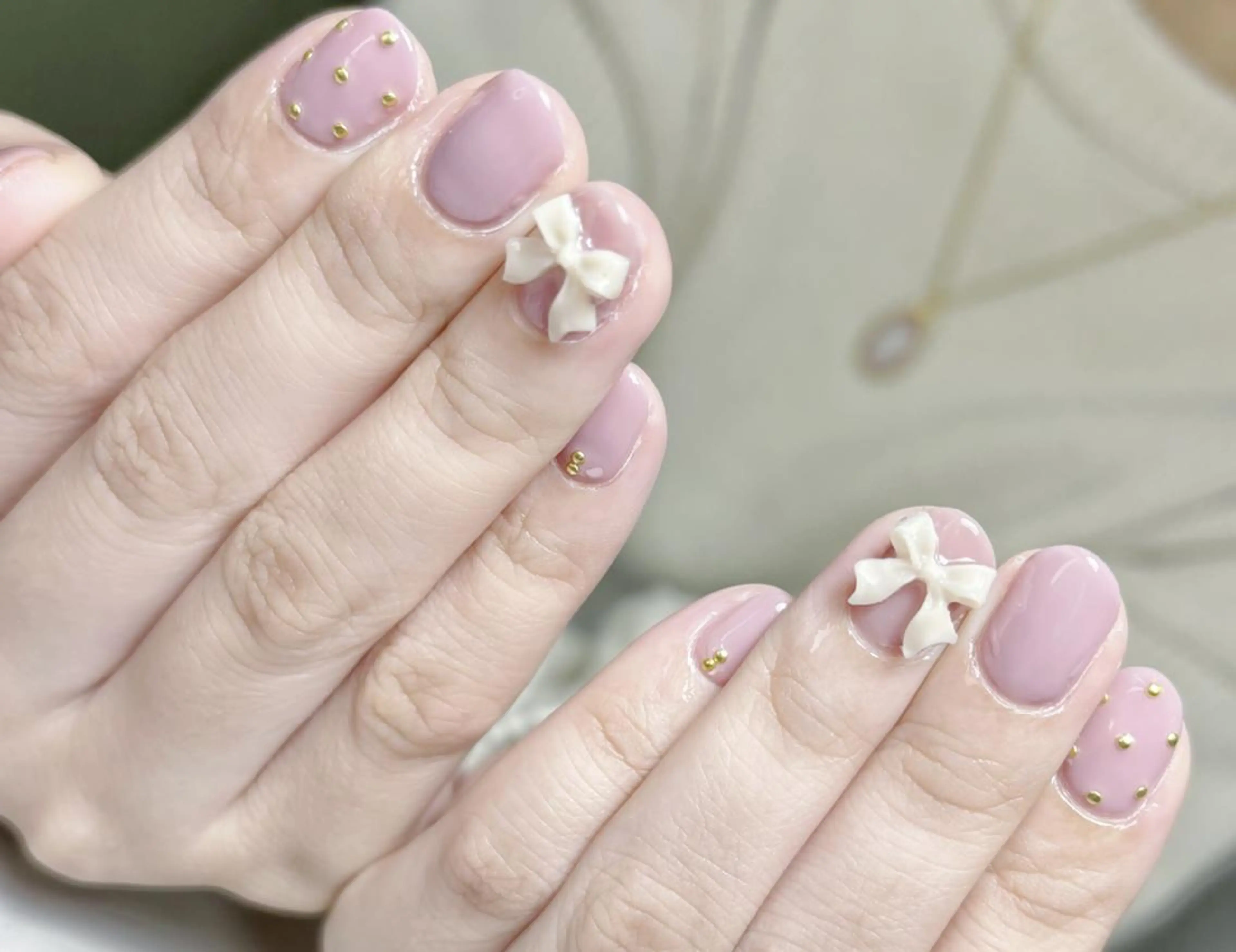 ネイル ハンドネイル na🎀🎀na ちゅるちゅるのネイルデザイン