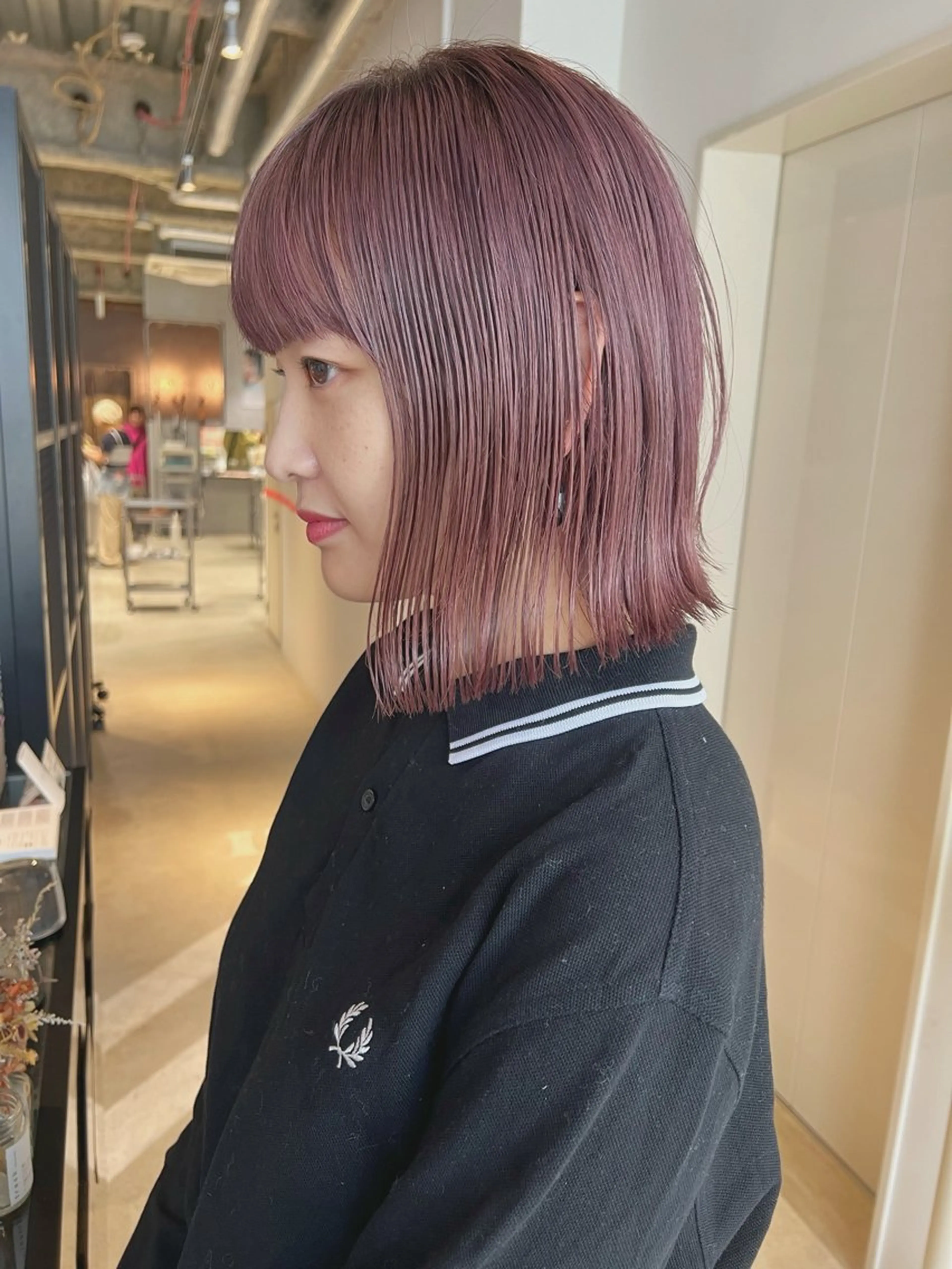 ミディアム カット ヘアカラー 大澤 叶方のヘアスタイル