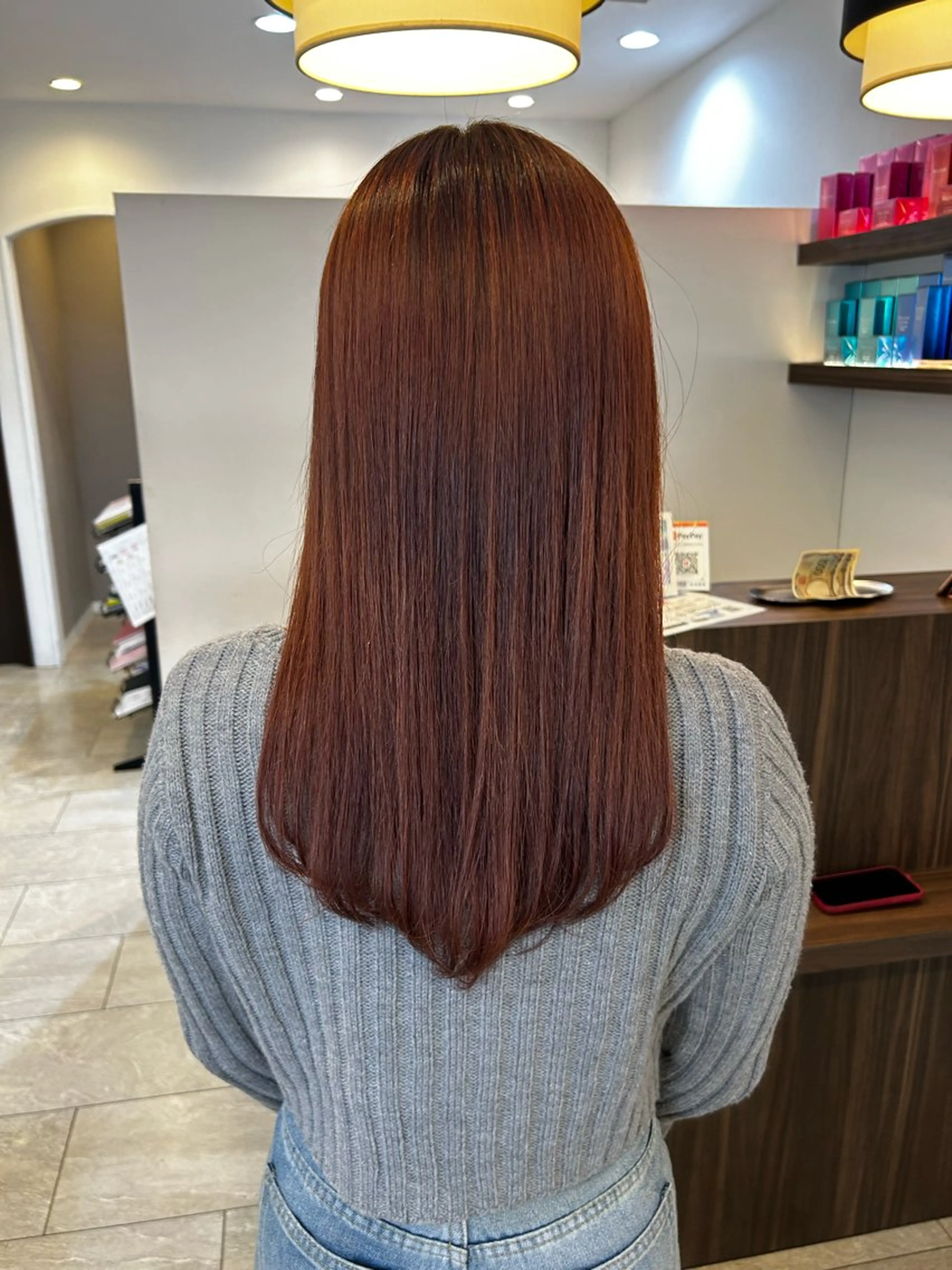 ロング 上田 愛來のヘアスタイル