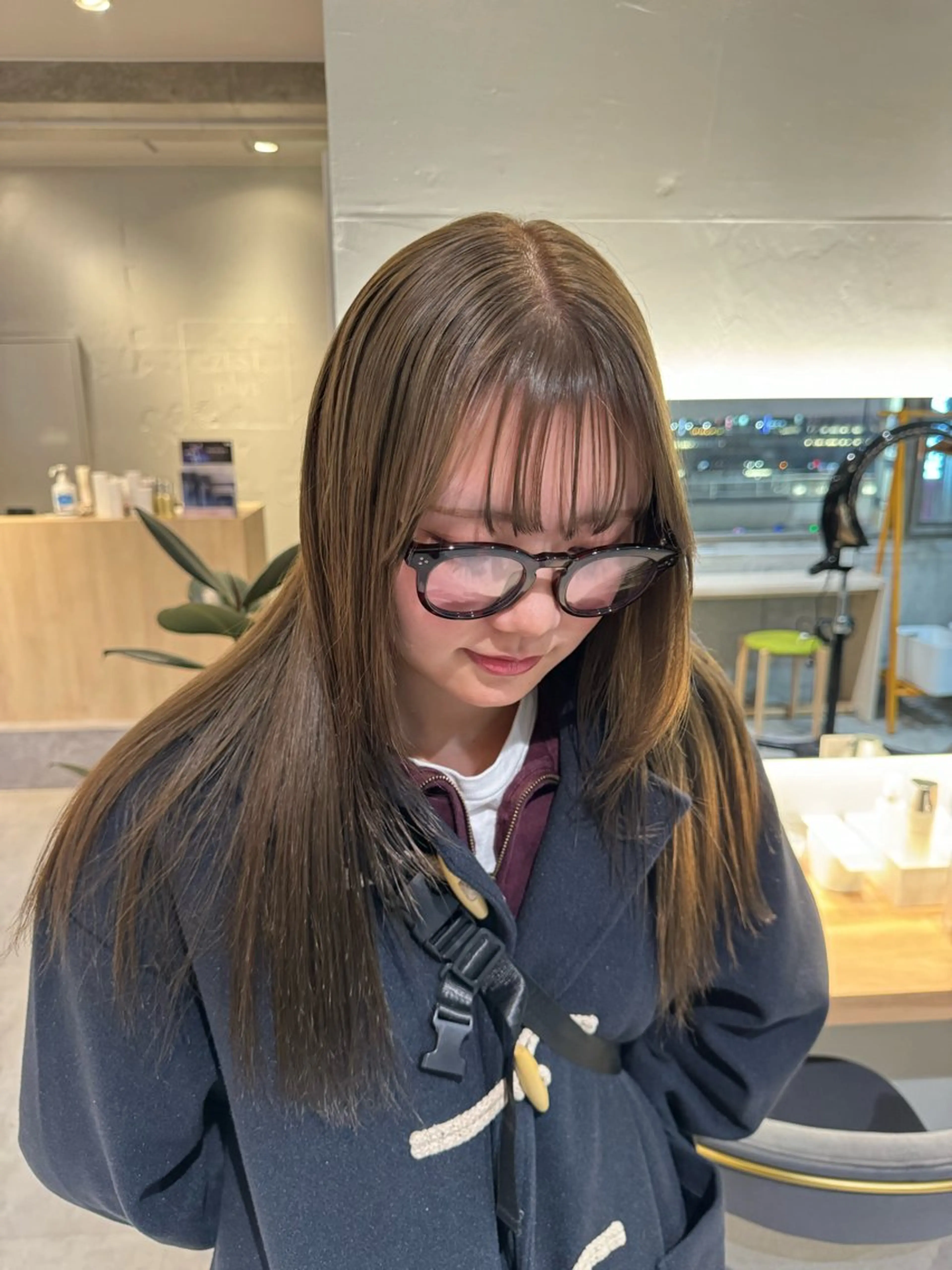 メンテナンスカット+ワンカラー🤎の写真