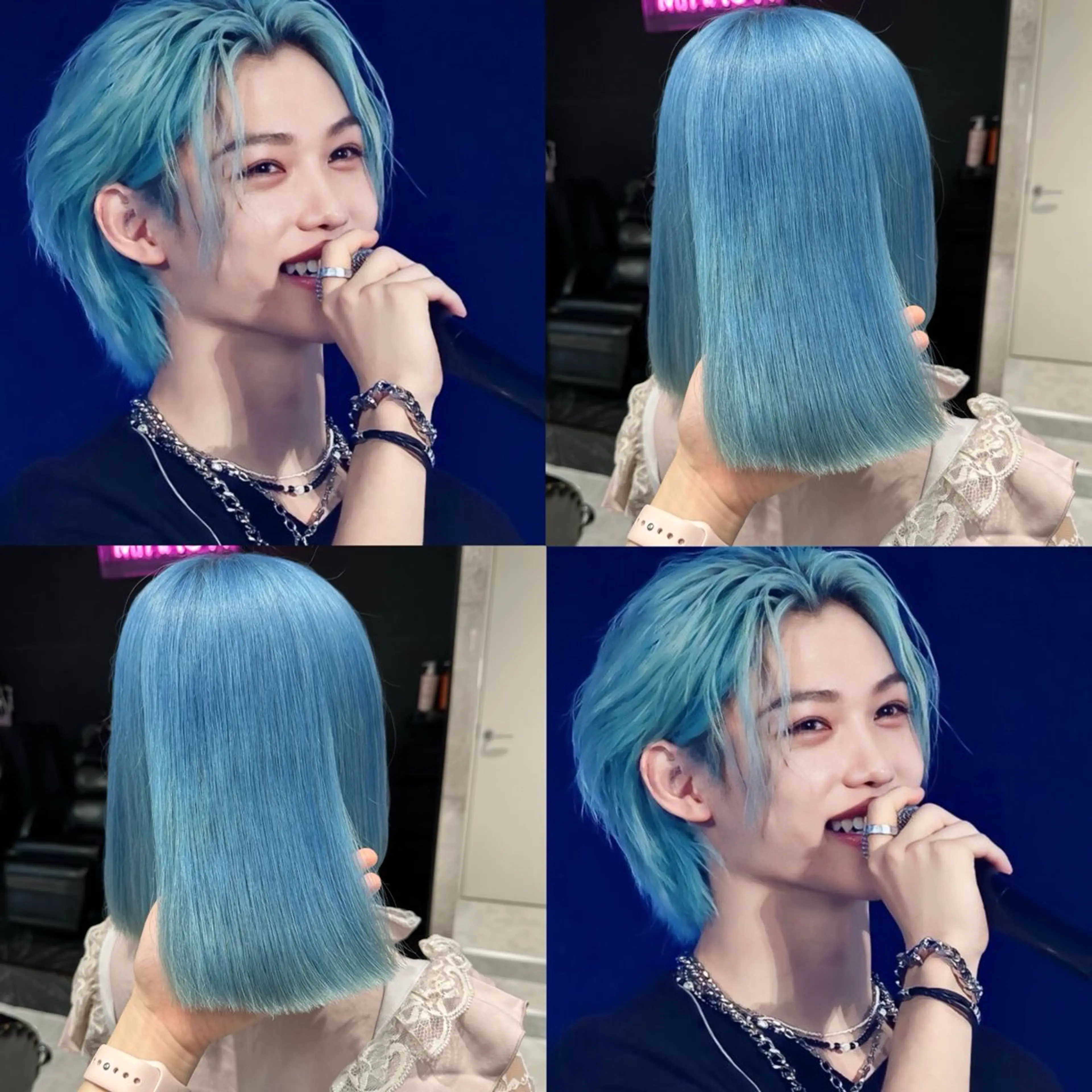 ミディアム カラー ヘアアレンジ キッズ 🎀韓国レイヤー YURINA🎀のヘアスタイル