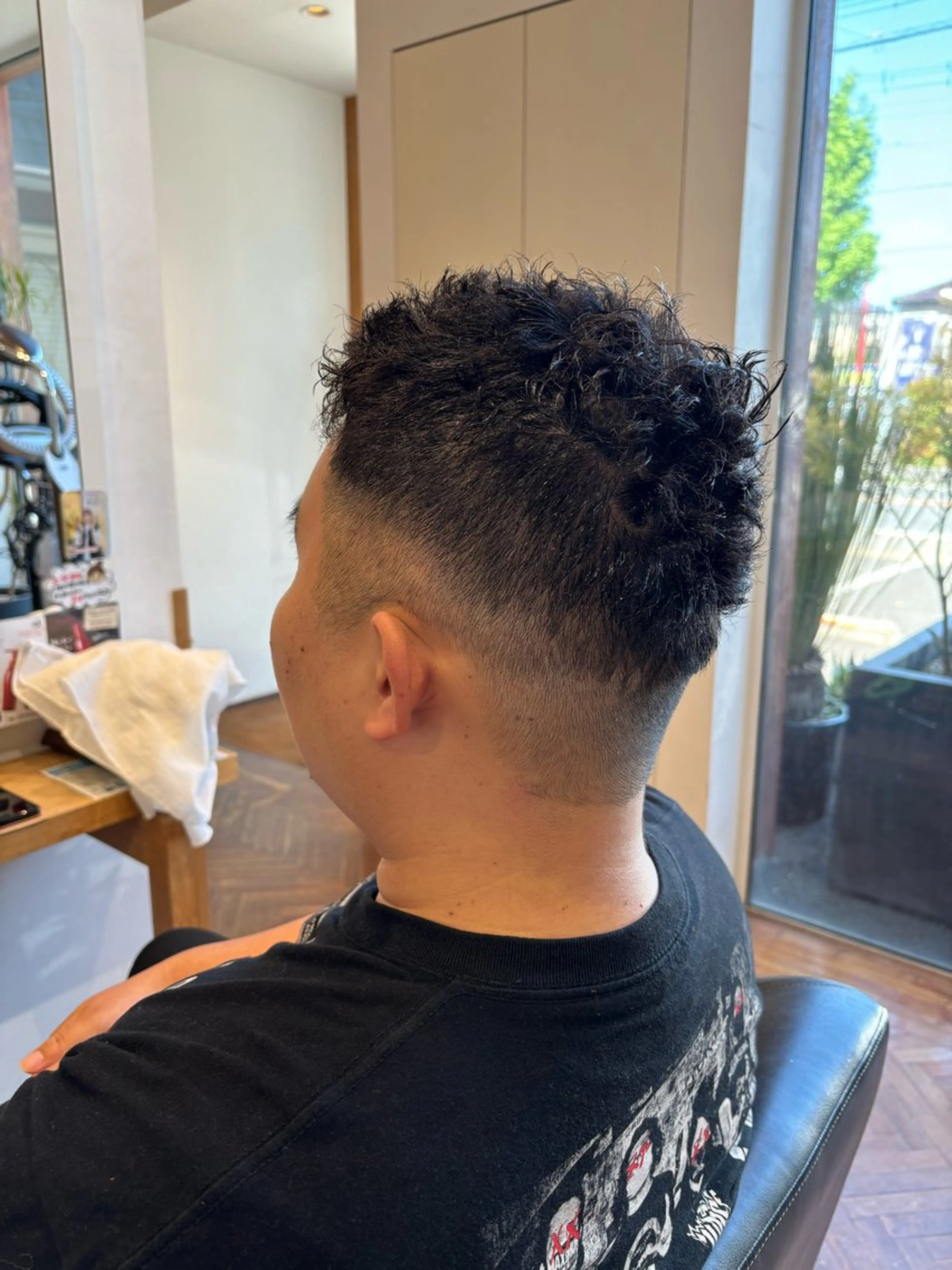 ショート パーマ ボブ ショートヘア 縮毛矯正 ツイストパーマ comfy(コンフィー)所属・秋山知穂ショート/ 縮毛矯正はお任せ🧸のヘアスタイル