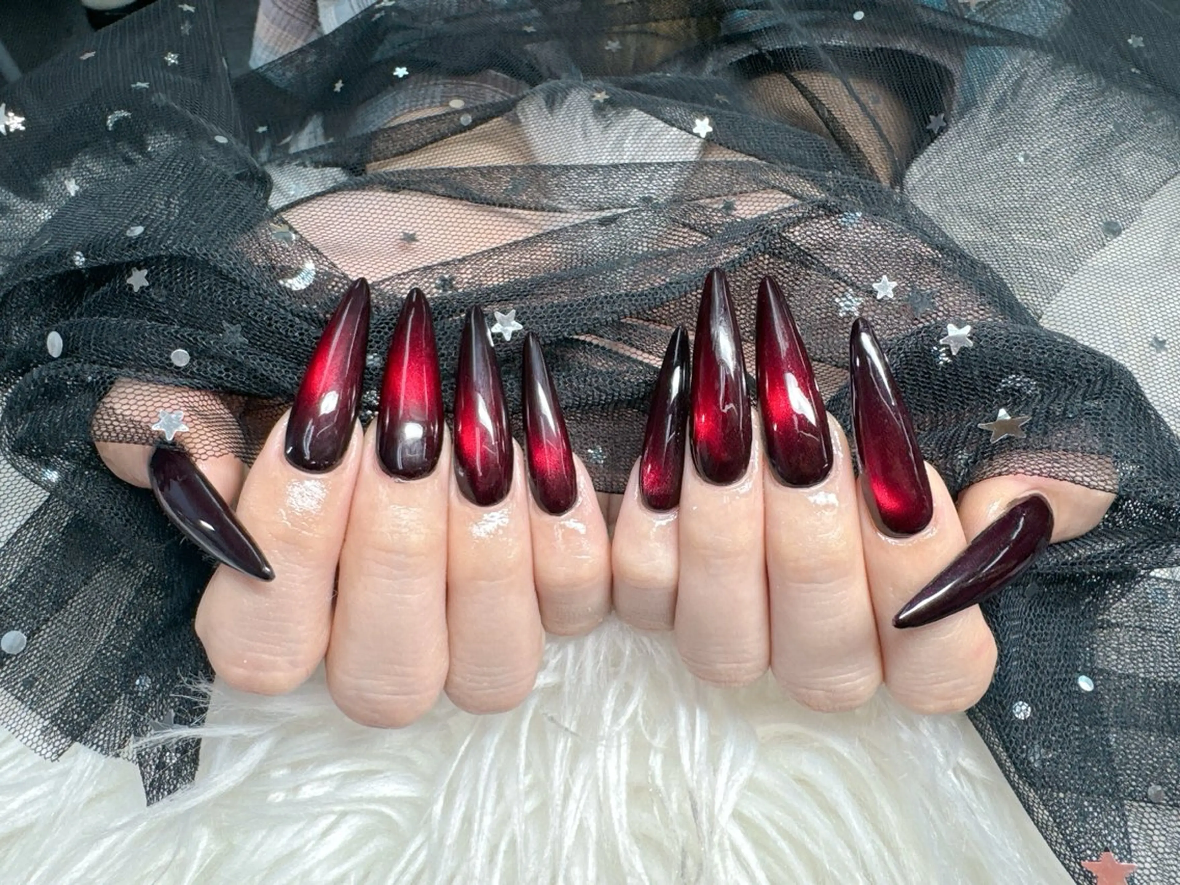 [長さ出しチップ]10本アート/マグネット、フレンチなど／の写真