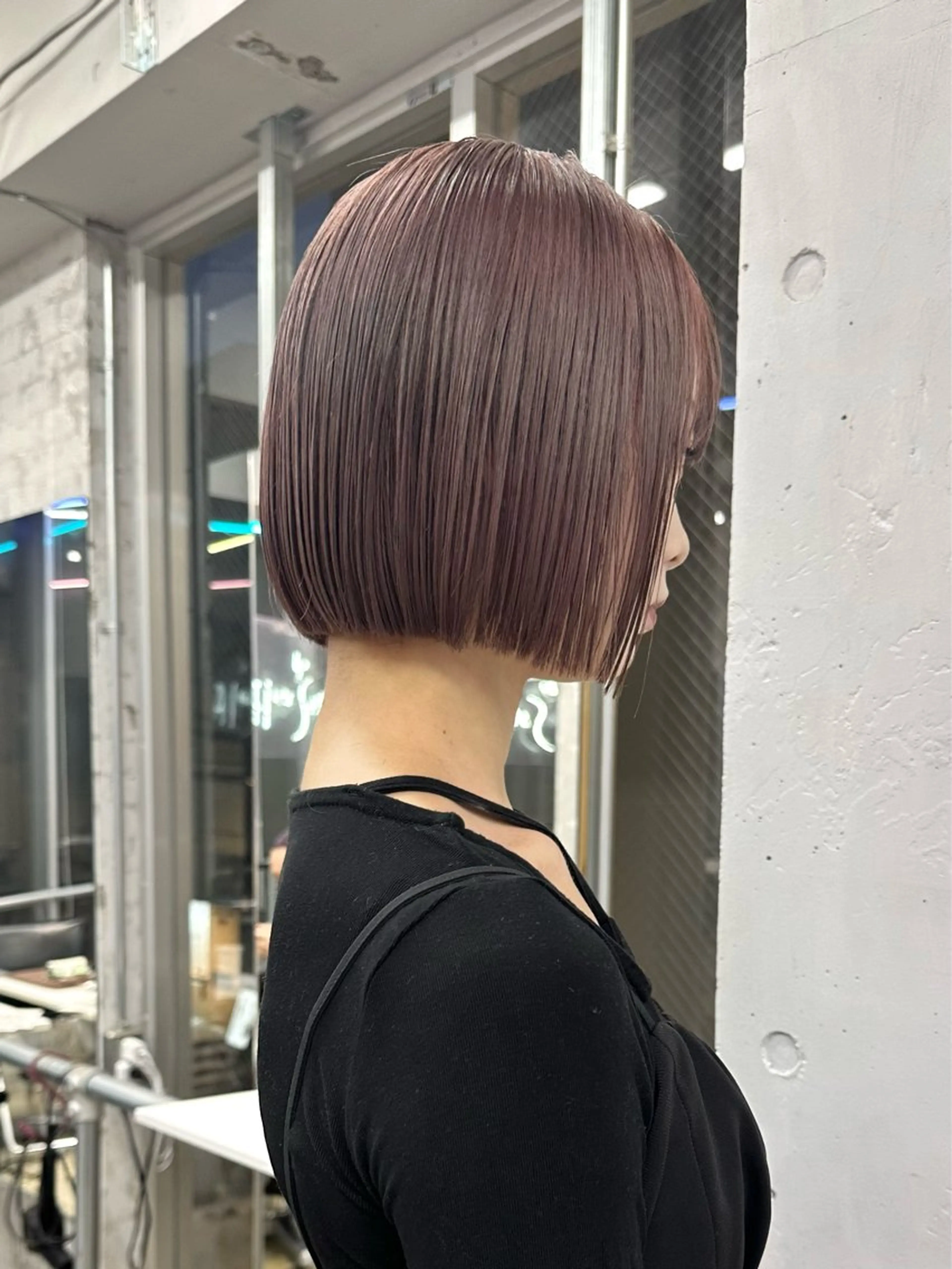 ショート ヘアカラー トリートメント ササキカズマ〻透明感 〻色落ち〻赤み消しのヘアスタイル
