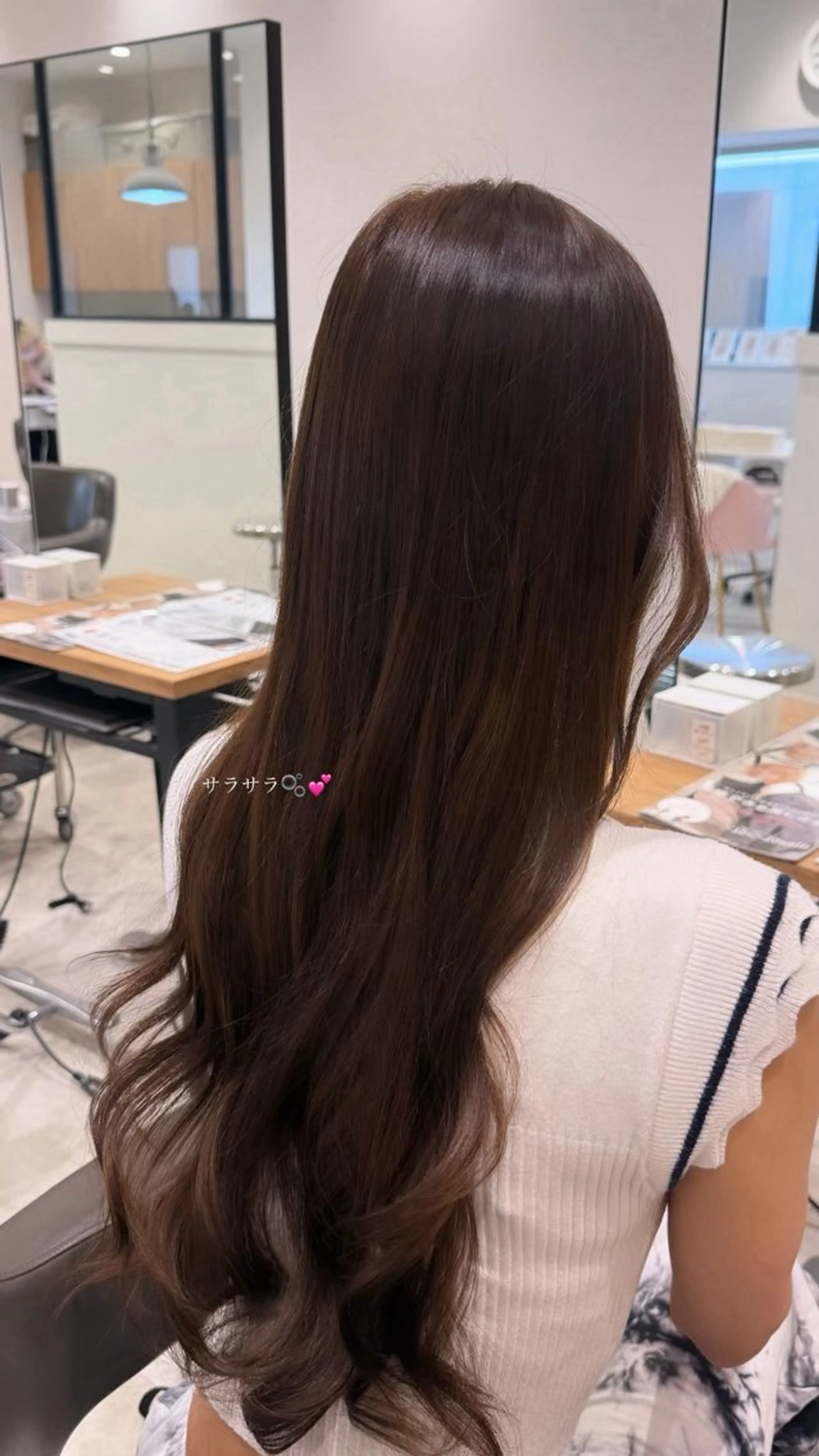 カラー ブリーチ ブラウンカラー 透明感カラー ブリーチなしカラー ヘアカラー 竹之内 夢羅のヘアスタイル