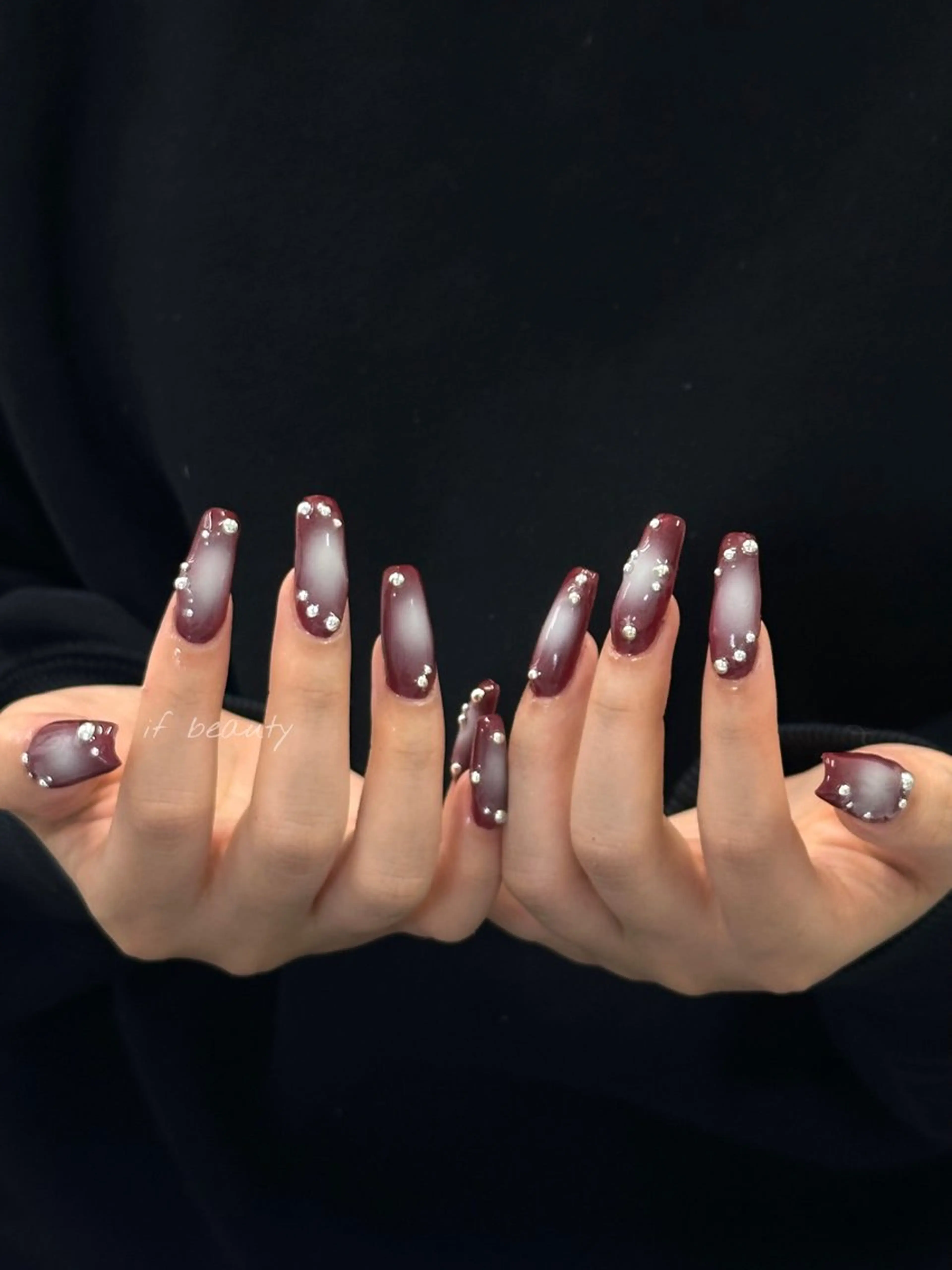 ネイル アートネイル ジェルネイル グラデーション パラジェル ワンホンネイル ハンドネイル if Hair＆Nail Salon所属・IKA /海外ネイル /個性派/ワンホンのネイルデザイン