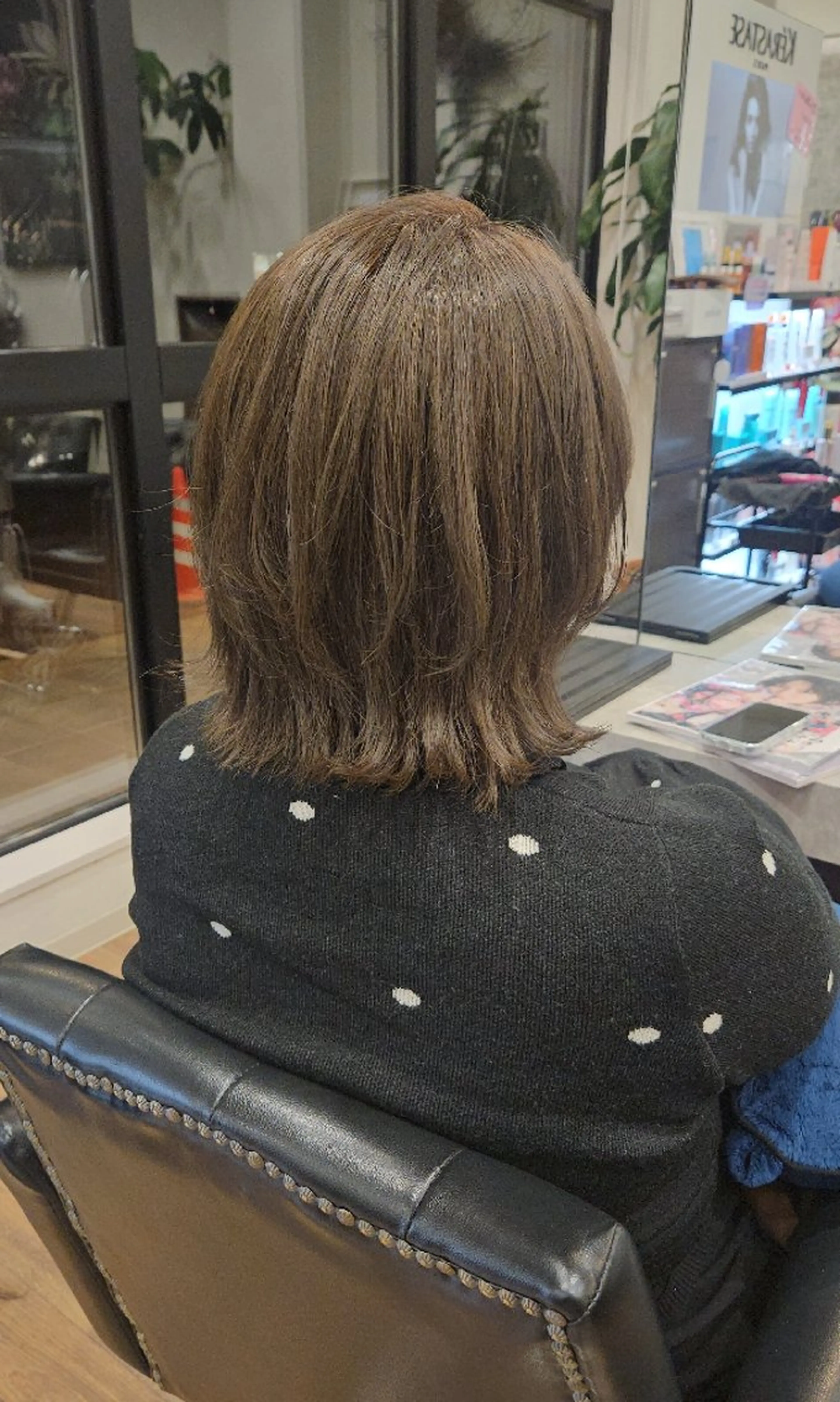 ミディアム カラー カット ヘアカラー トリートメント 関口 友菜のヘアスタイル