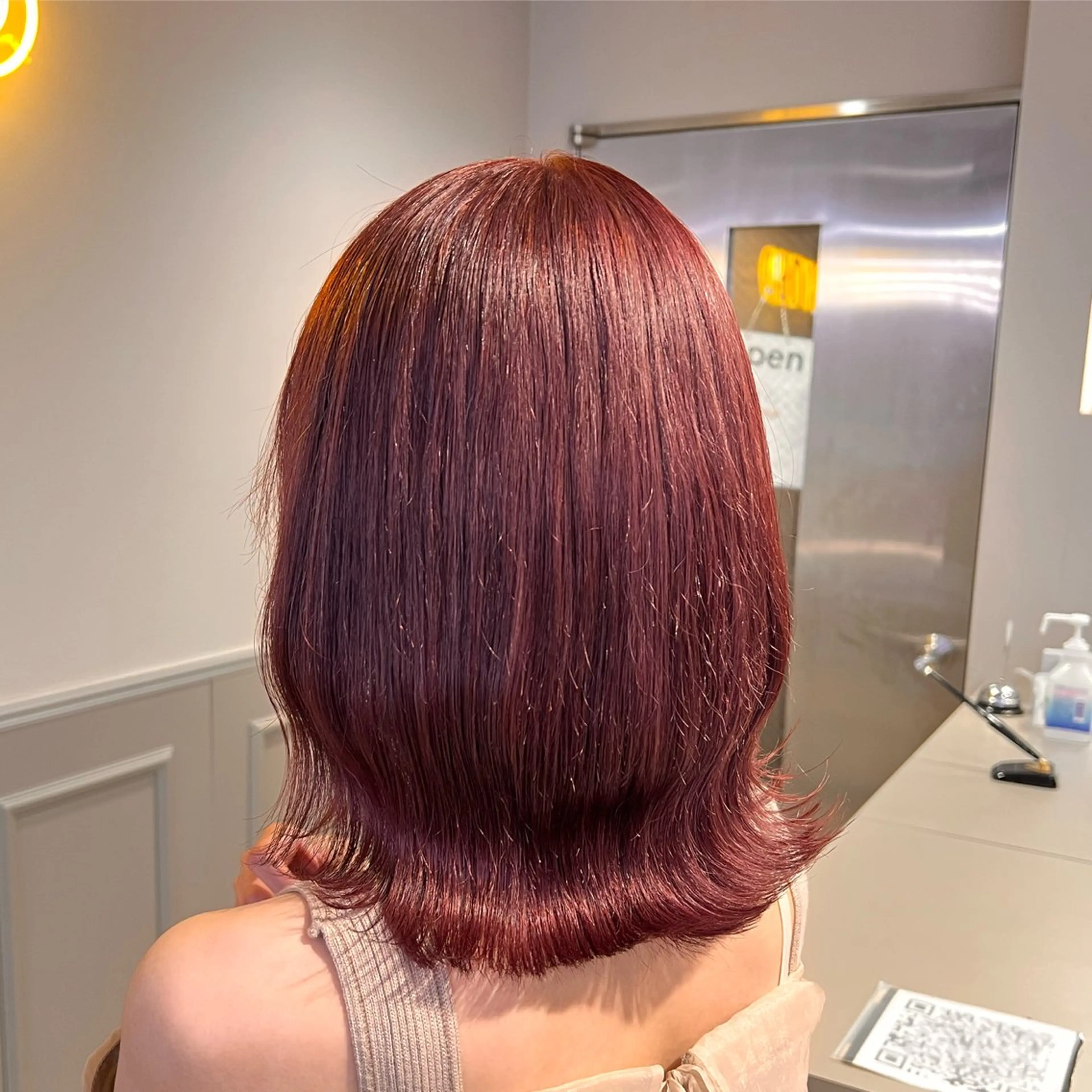 ミディアム カラー 💖札幌カラー 指名No.1💖玲奈のヘアスタイル