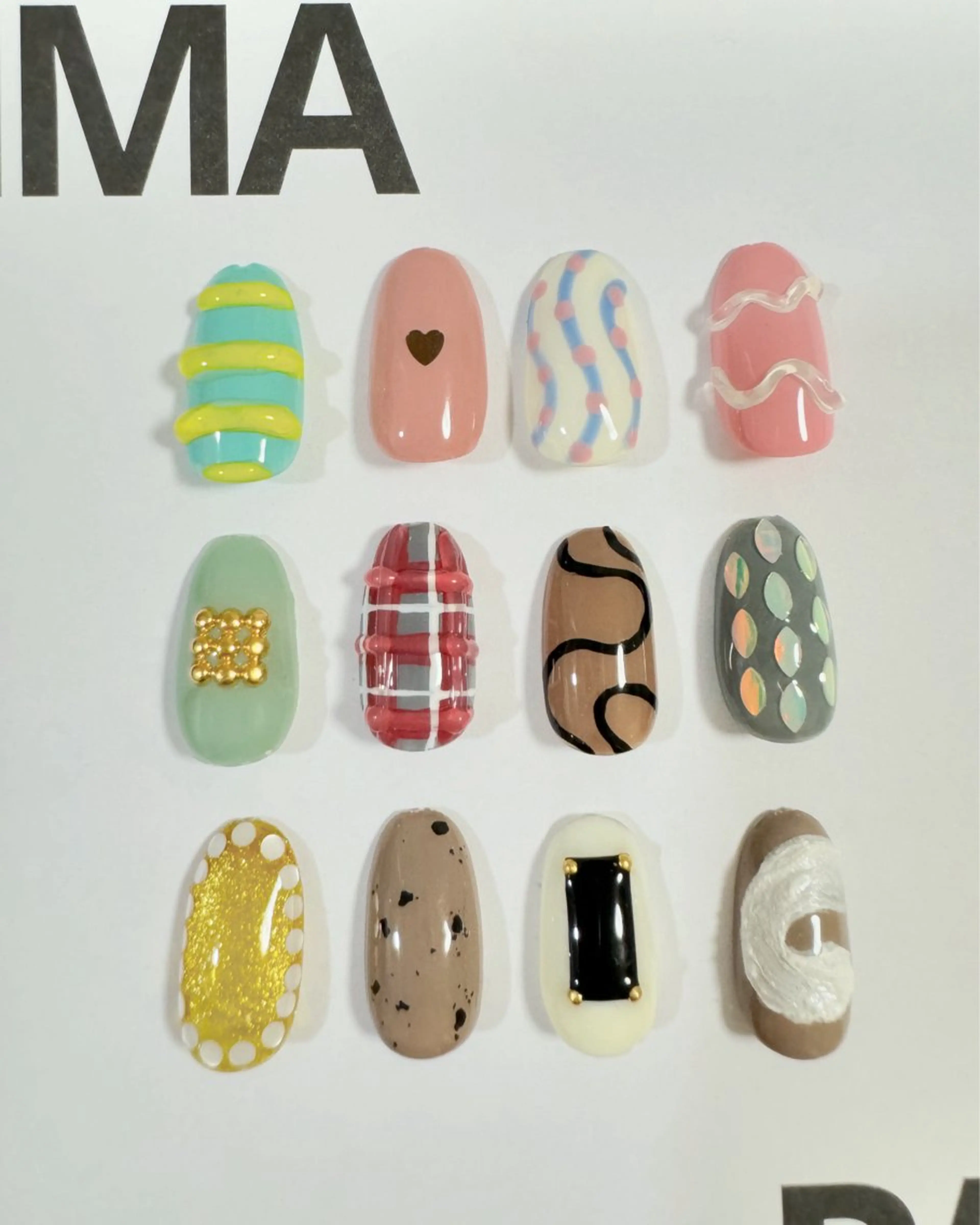 ネイル アートネイル tsumeasobi所属・tsumeasobi 🪬macoのネイルデザイン