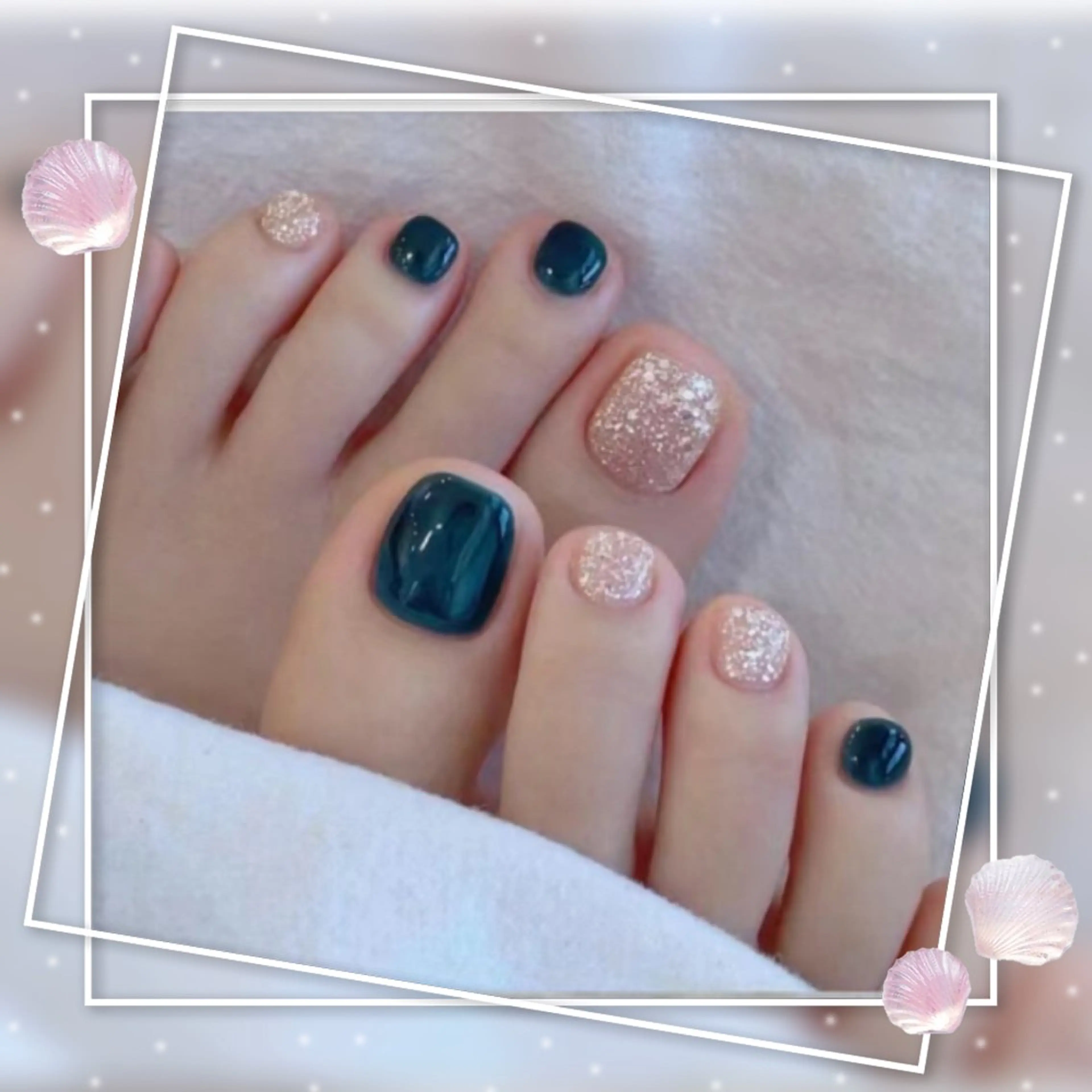 ネイル フットネイル 日暮里2 lavenderのネイルデザイン