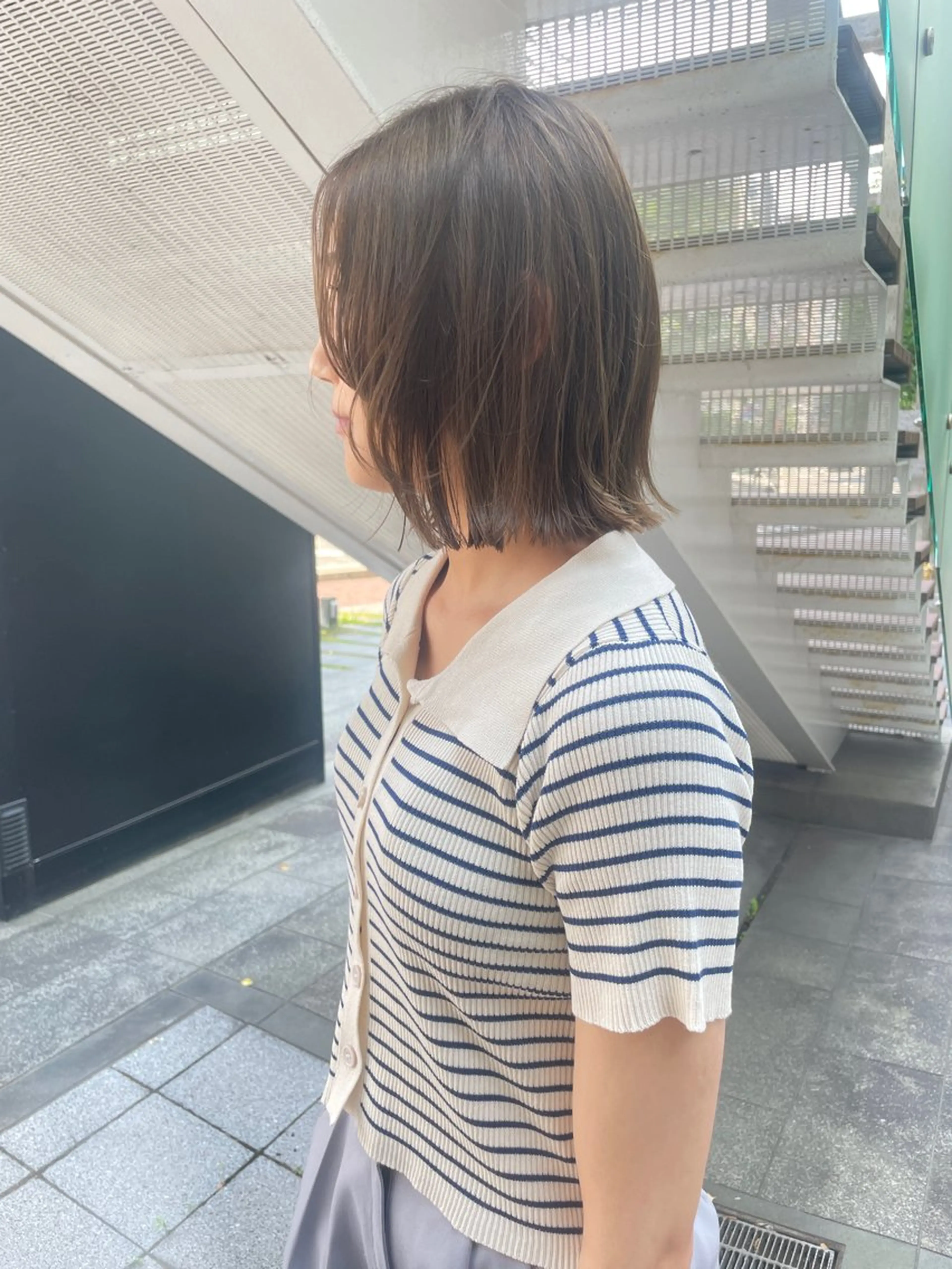 ショート カラー 🙃 透明感カラー/ボブのヘアスタイル