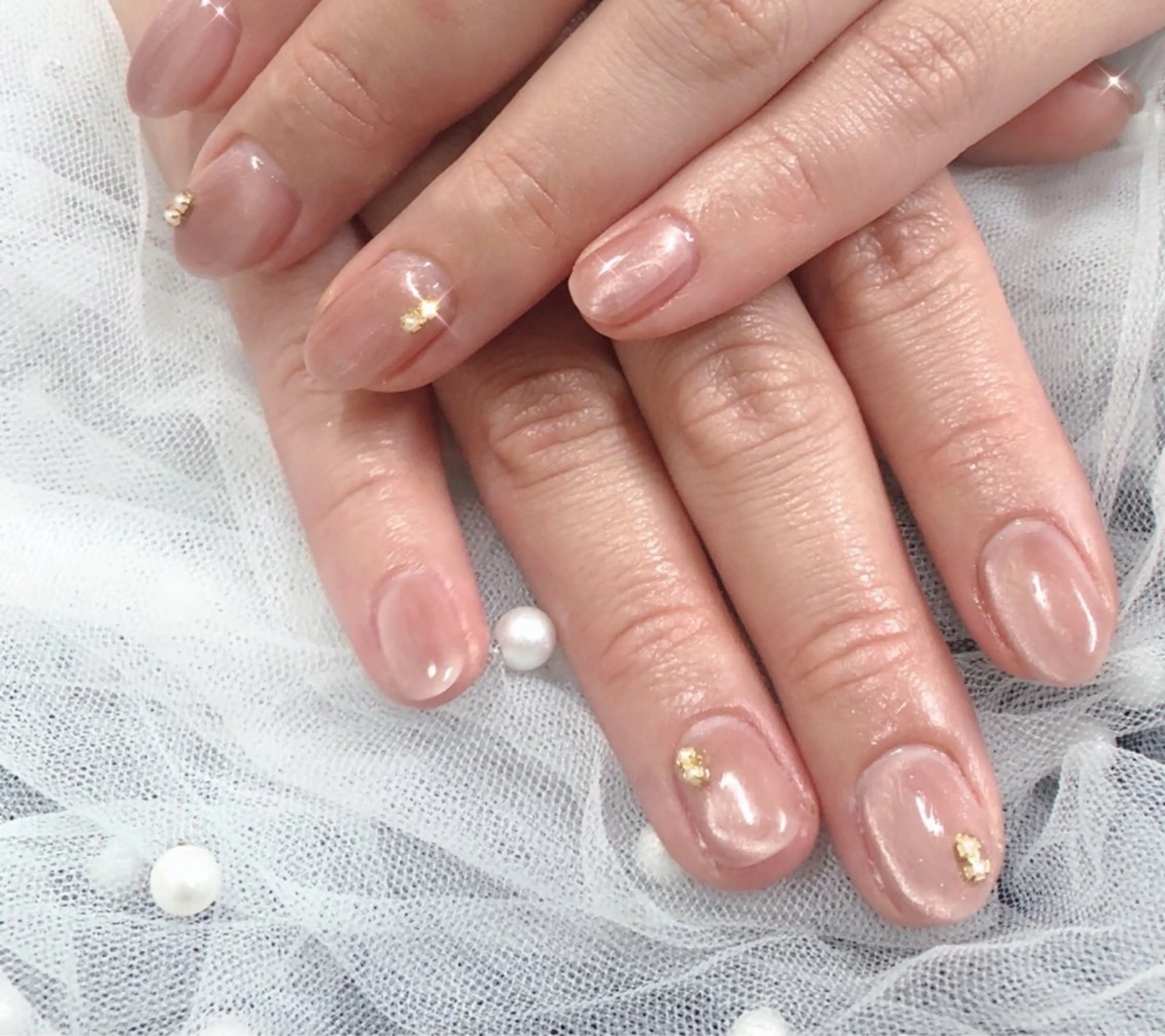 ネイル フレンチネイル ガラスフレンチ マグネットネイル ミラーネイル オフィスネイル ハンドネイル ハンドケア 大門浜松町 ネイルのネイルデザイン