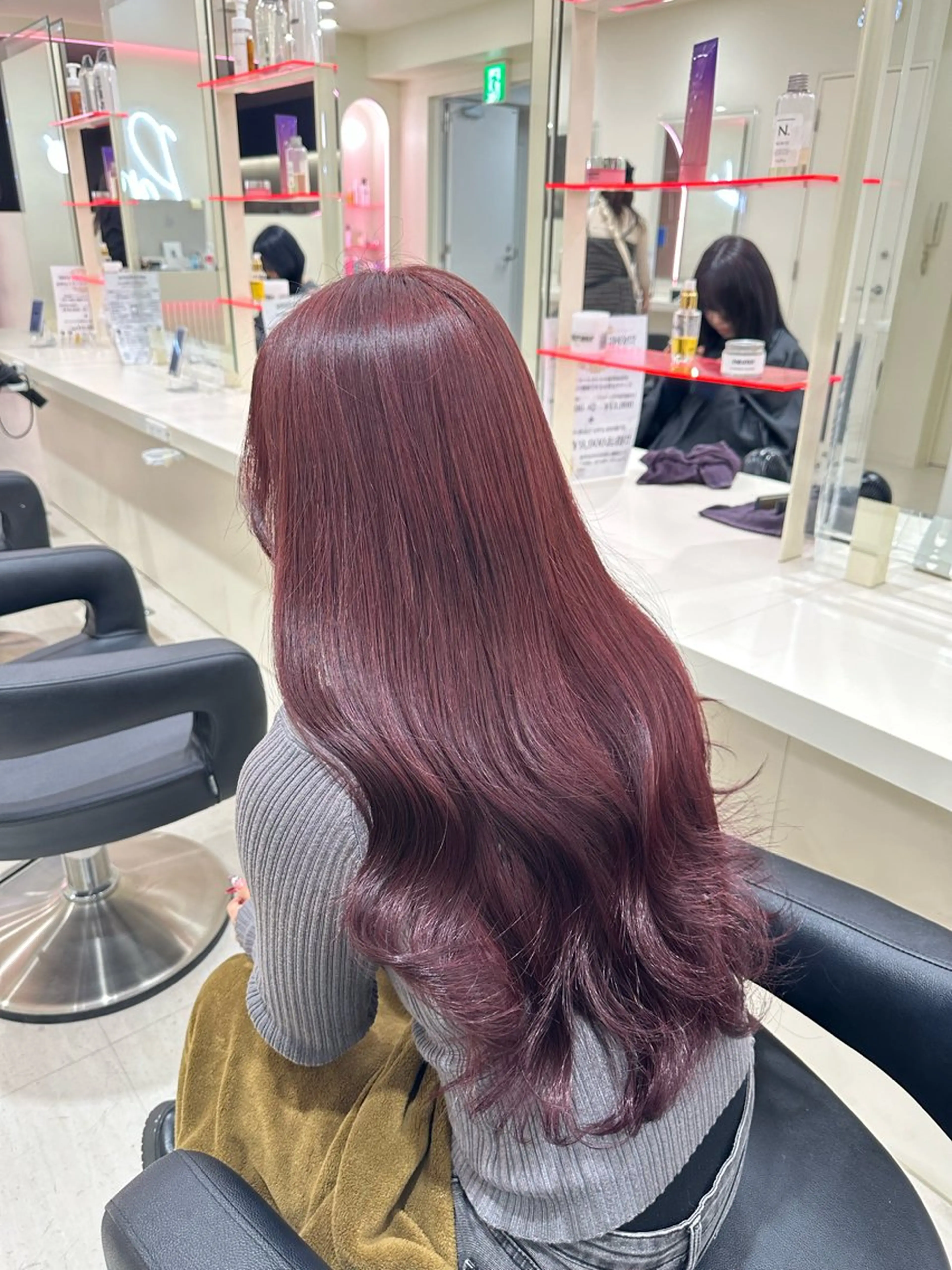 カラー 儚い天使のピンク 優音 🎀🤍のヘアスタイル