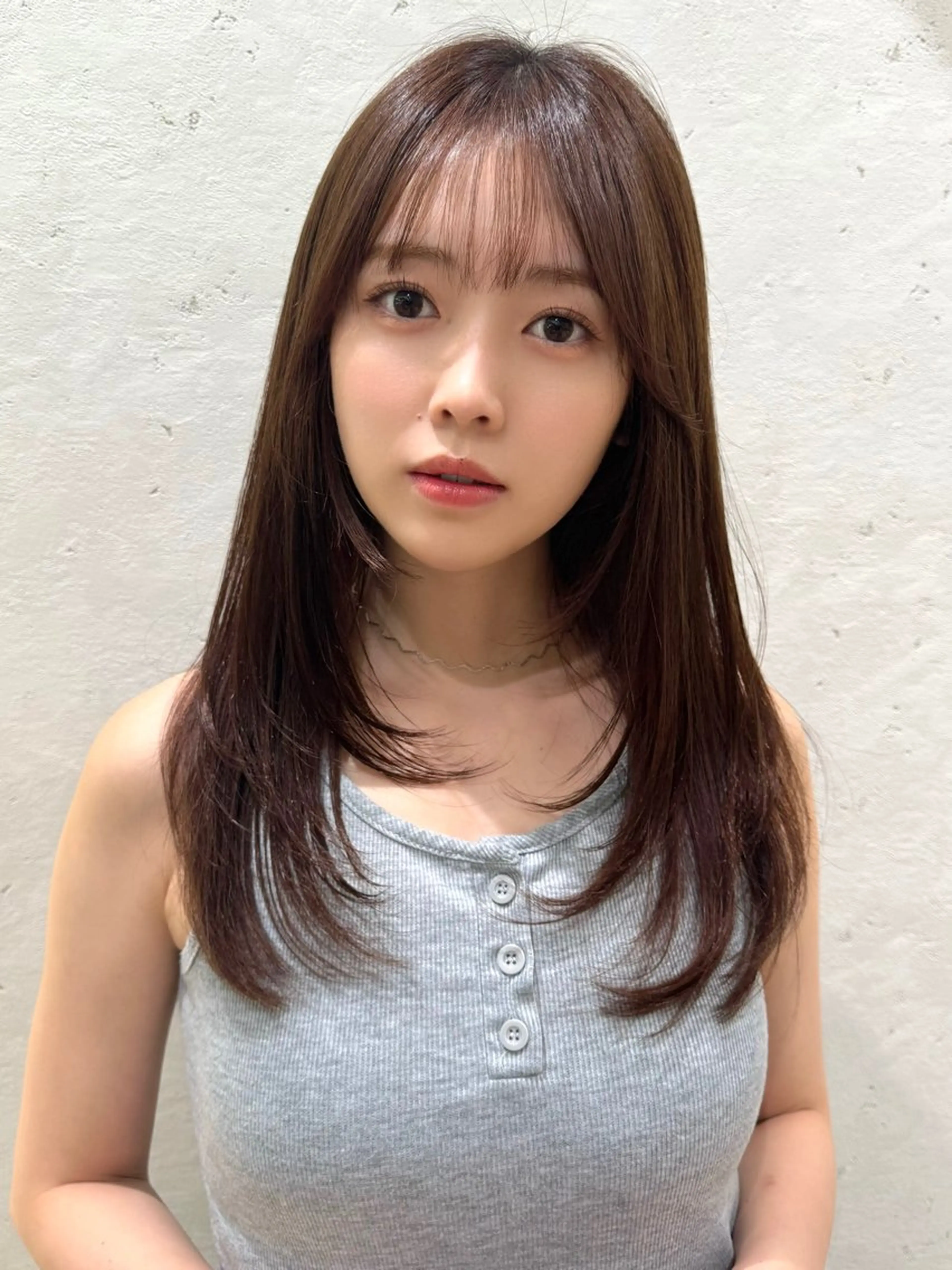 セミロング カット ヘアカラー トリートメント 育休中4/30- 予約受付/野崎かよのヘアスタイル