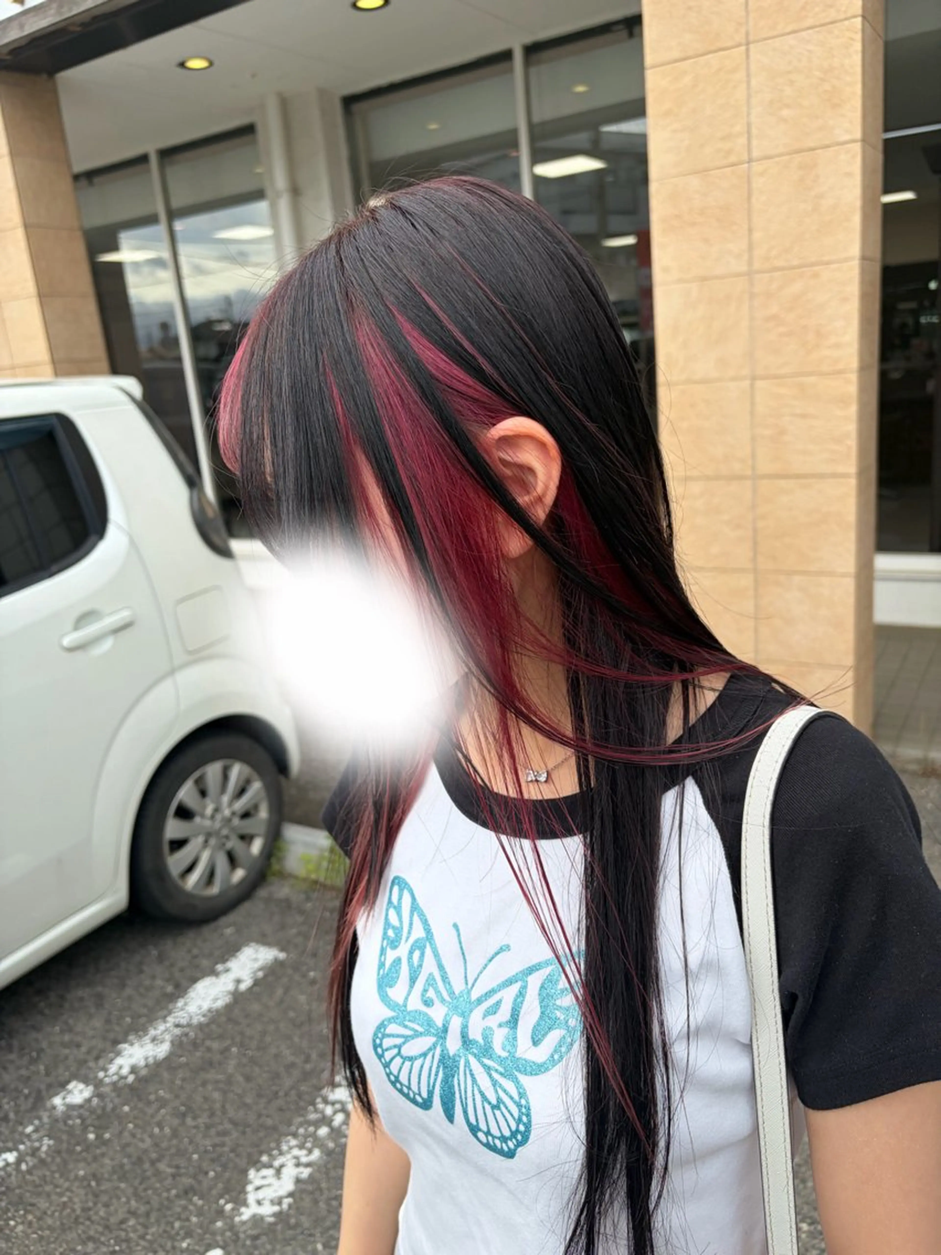 ロング カラー 小田川 心のヘアスタイル