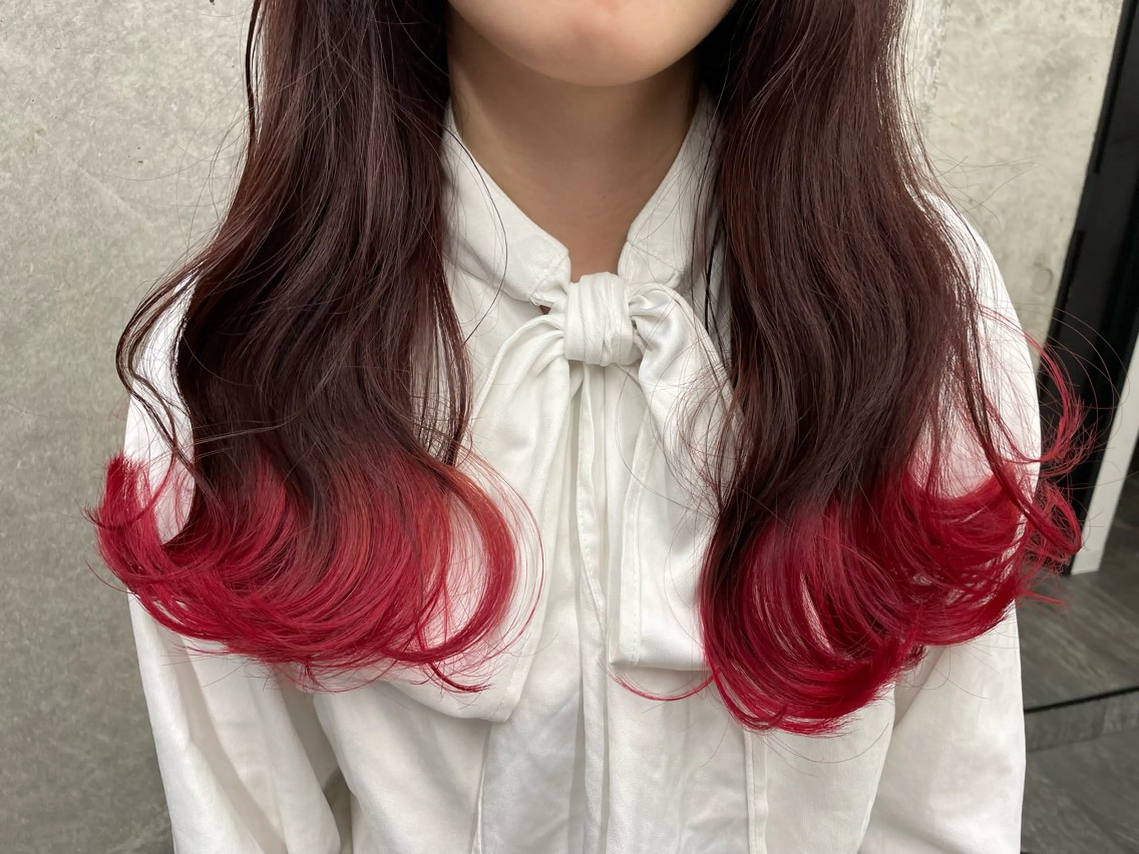 ロング カラー ブリーチ ヘアカラー トリートメント すぐ巻ける縮毛矯正 🍀勝倉　麗のヘアスタイル