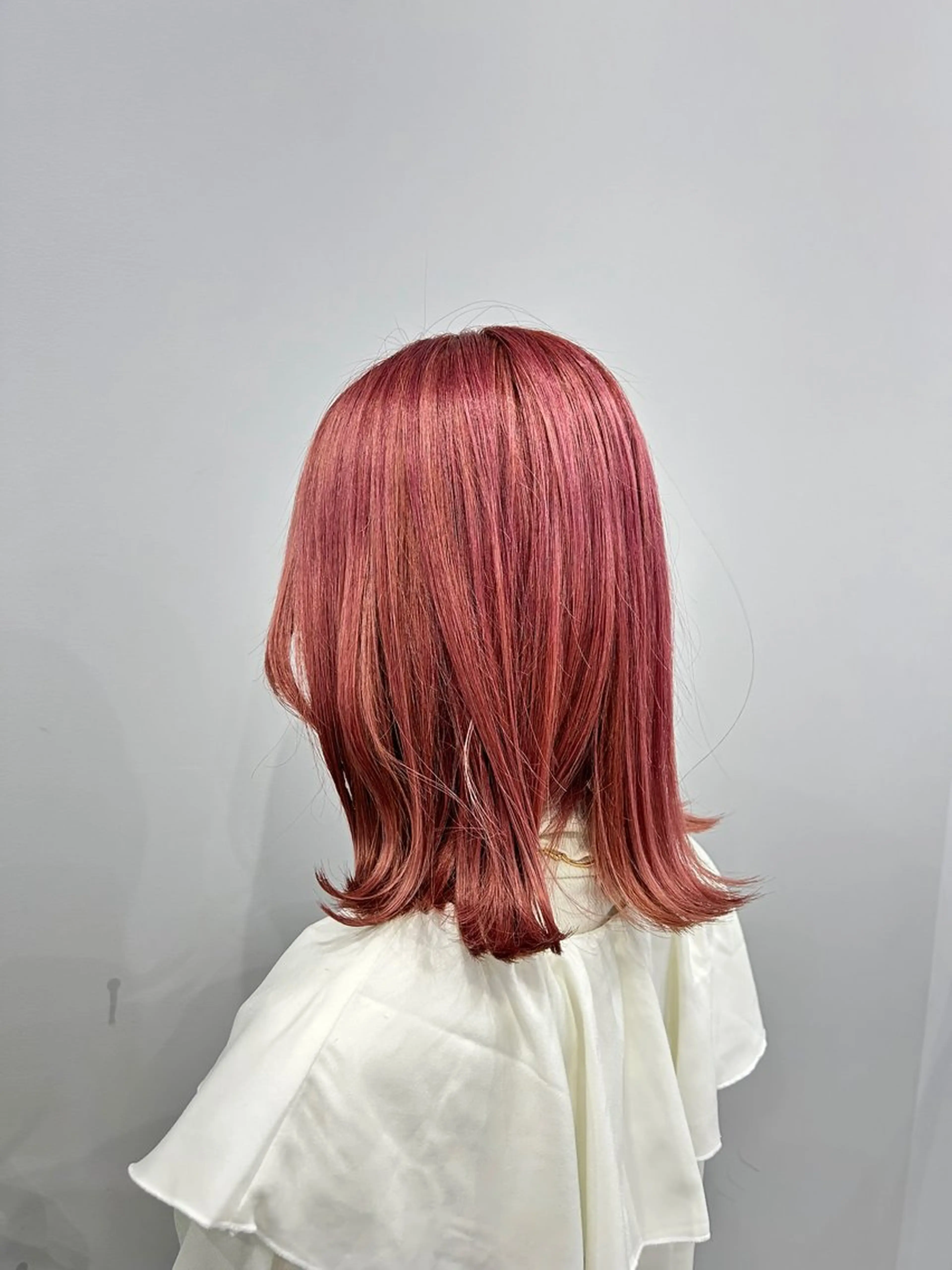 ミディアム ヘアカラー 相川 玲央奈のヘアスタイル