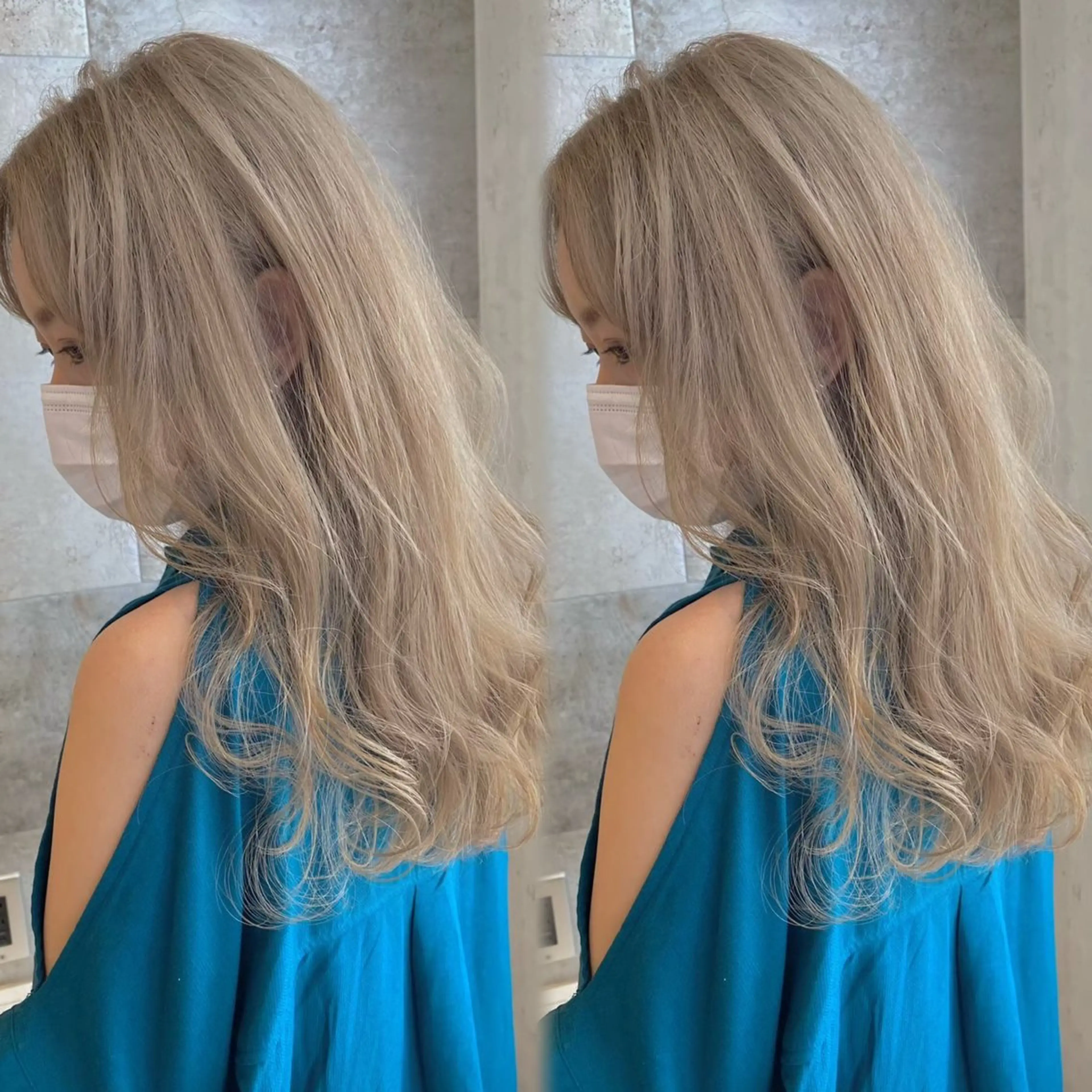 ロング カラーモデル募集三浦 愛哉のヘアスタイル