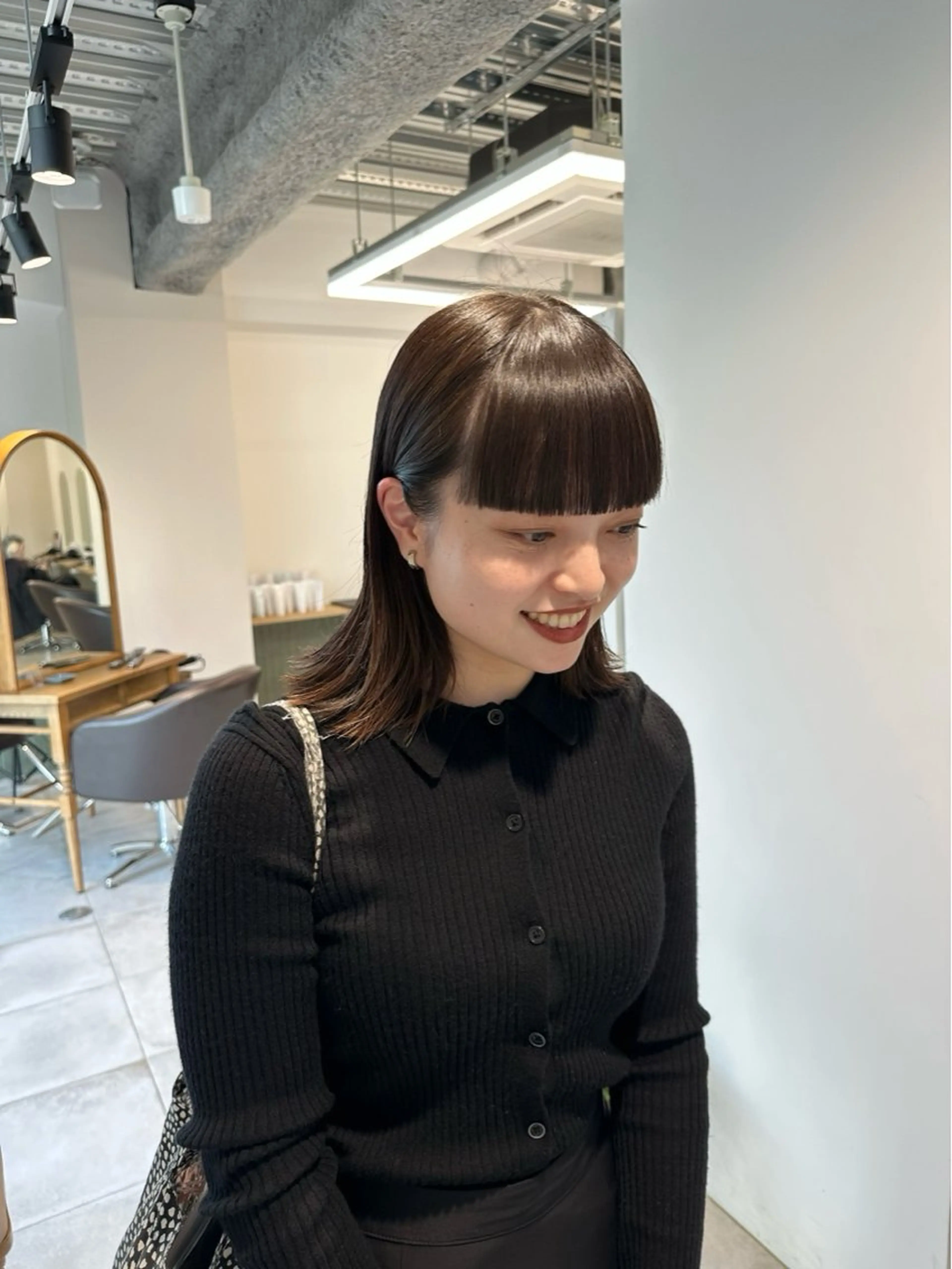 ミディアム カラー キッズ カット ヘアカラー トリートメント オトナヘア🌸 harukaのヘアスタイル