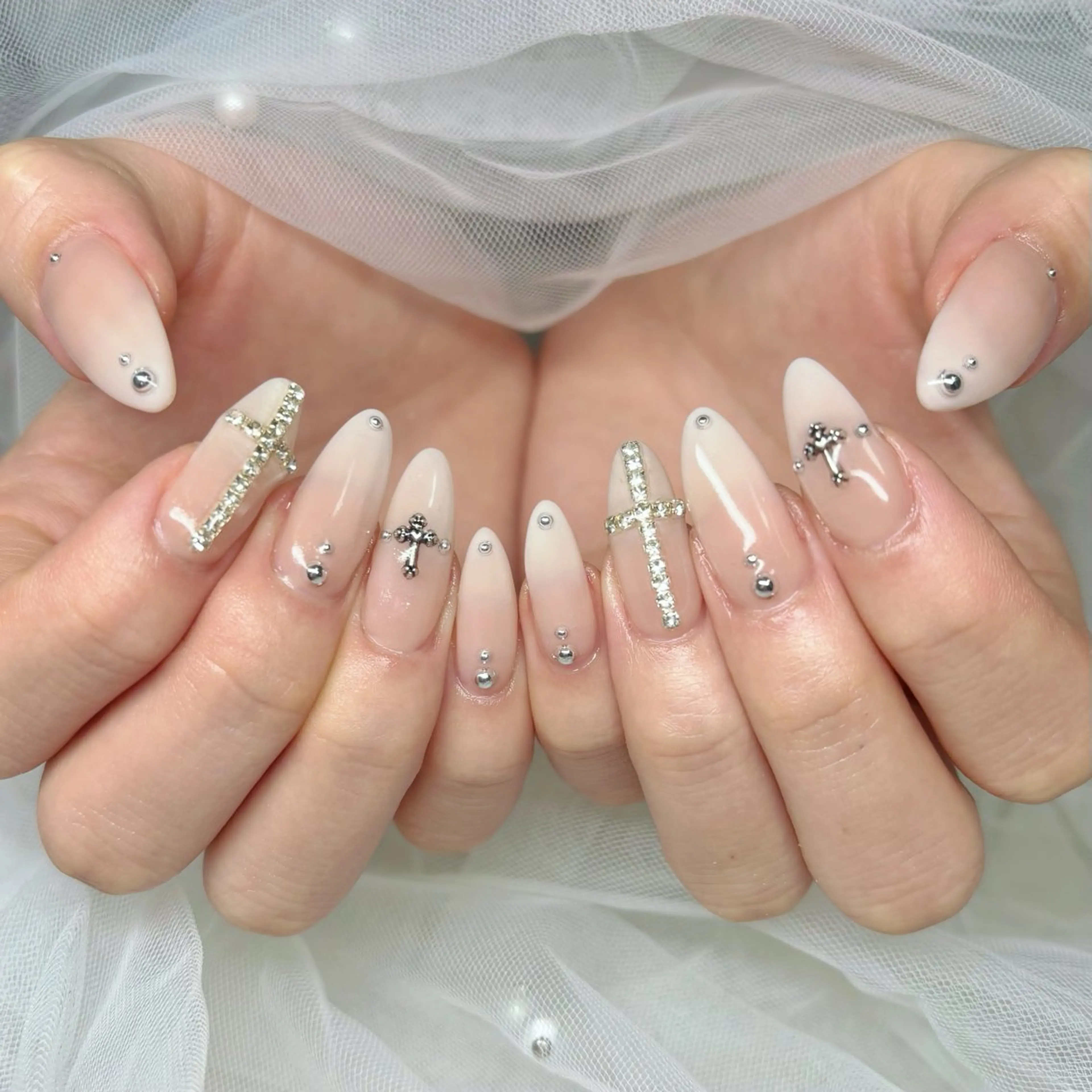 ネイル ハンドネイル Y🩵 Jasmineのネイルデザイン