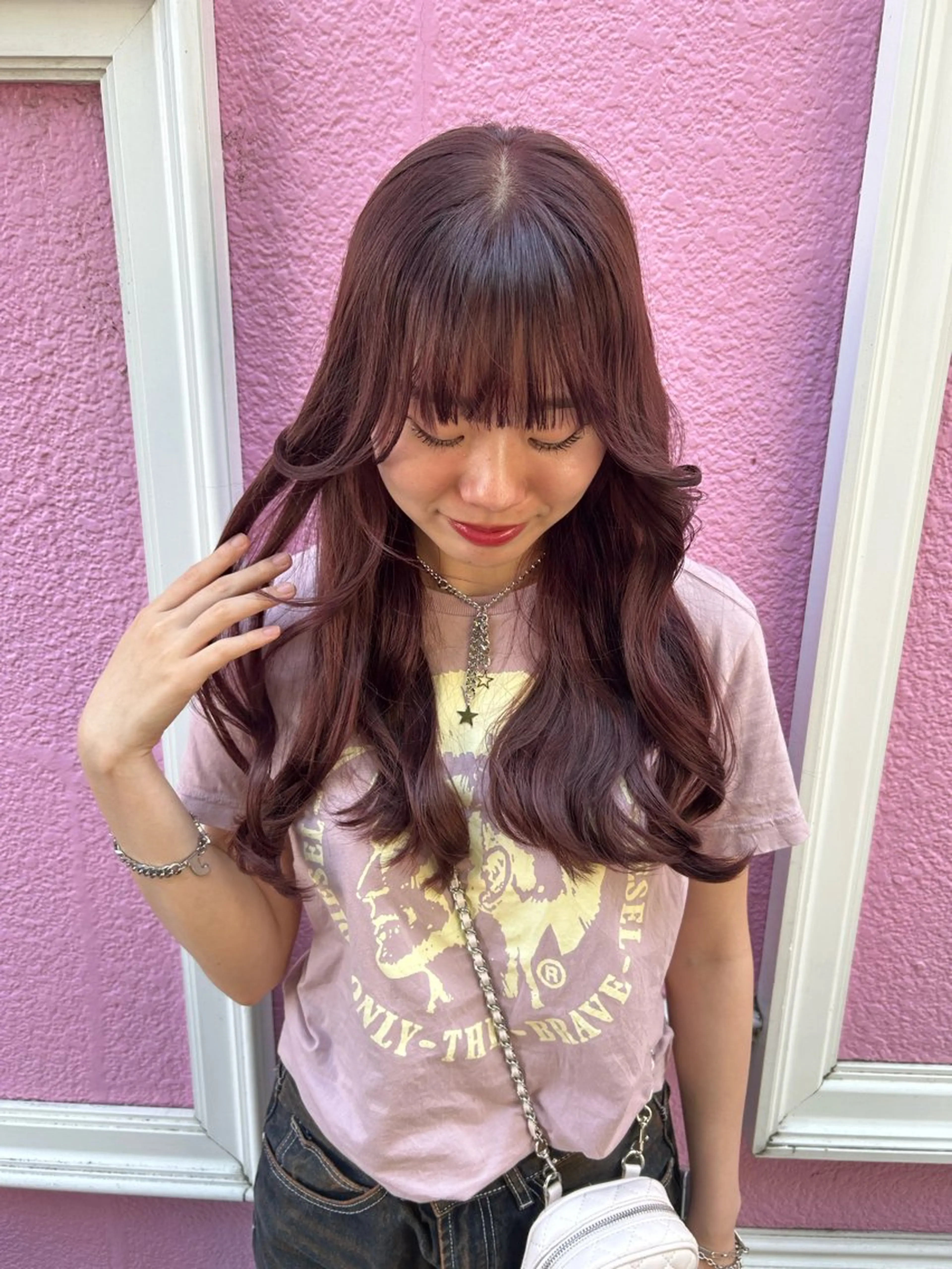 ロング レイヤー／マツエク 💋𝑨𝑵𝑵𝑨のヘアスタイル