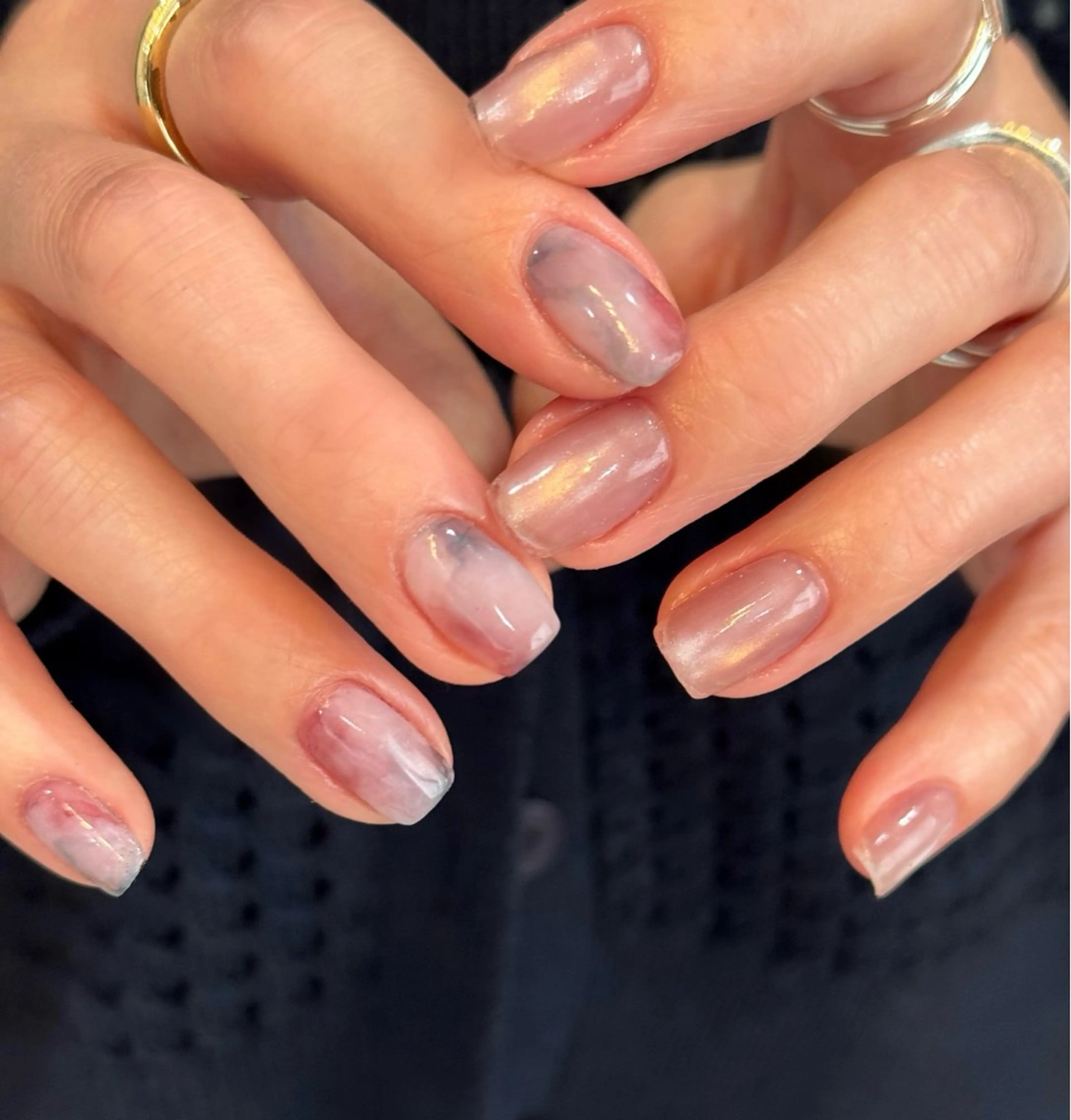 ネイル クリアネイル フレンチネイル ハンドネイル Blé nailのネイルデザイン