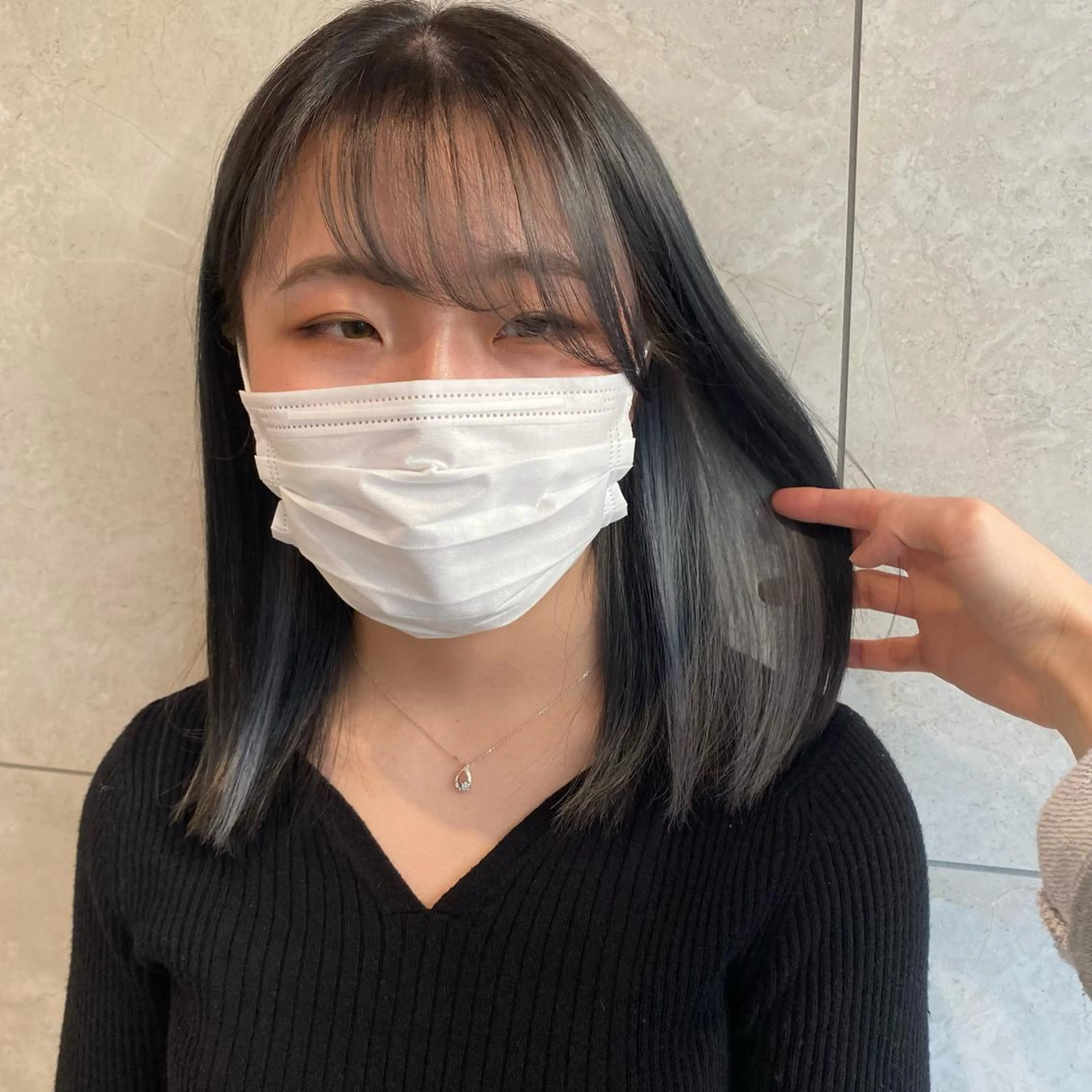 セミロング 梅田美容室 SPADICユヅキ♠のヘアスタイル