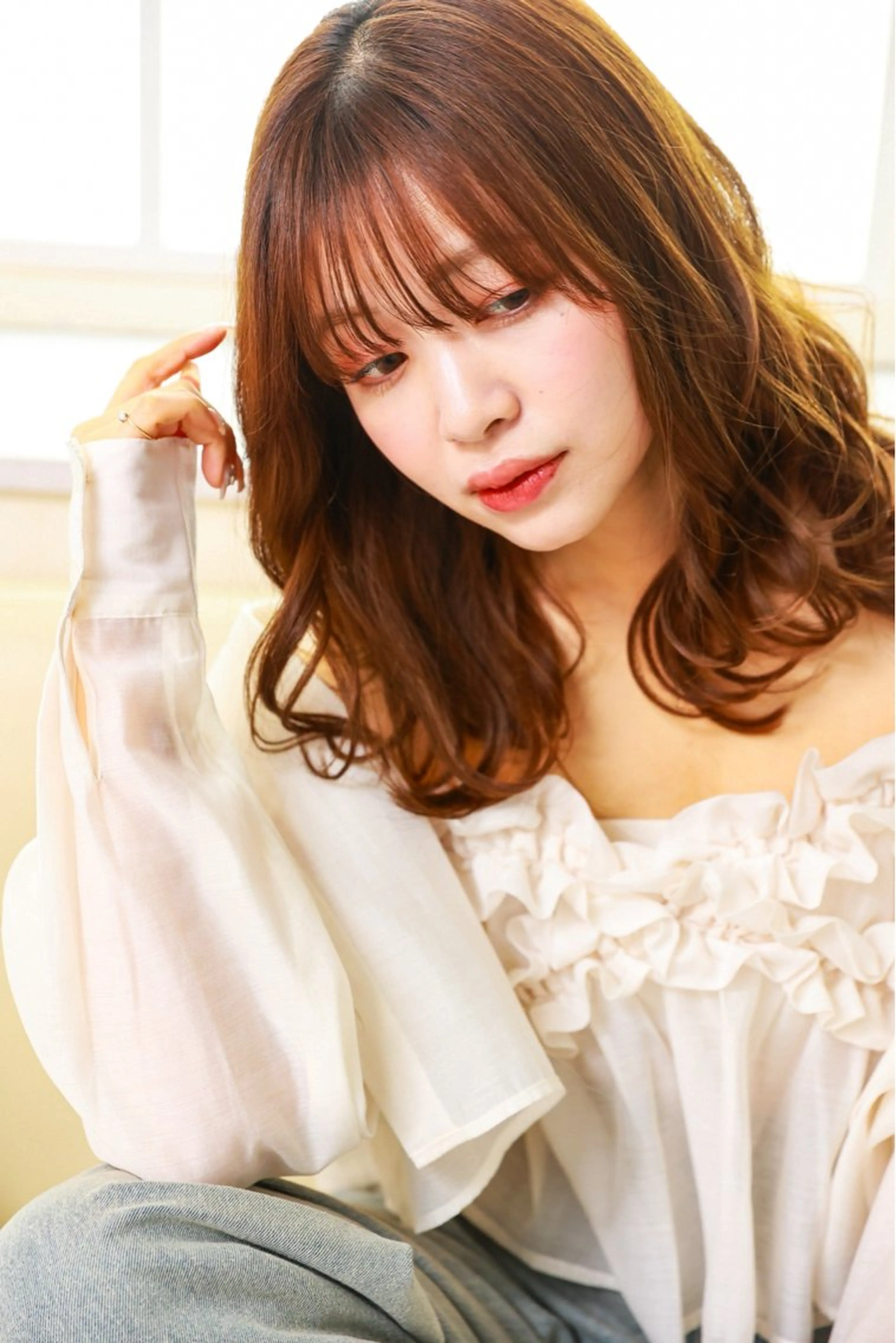 ミディアム 🩵岡村 菜々子🩵のヘアスタイル