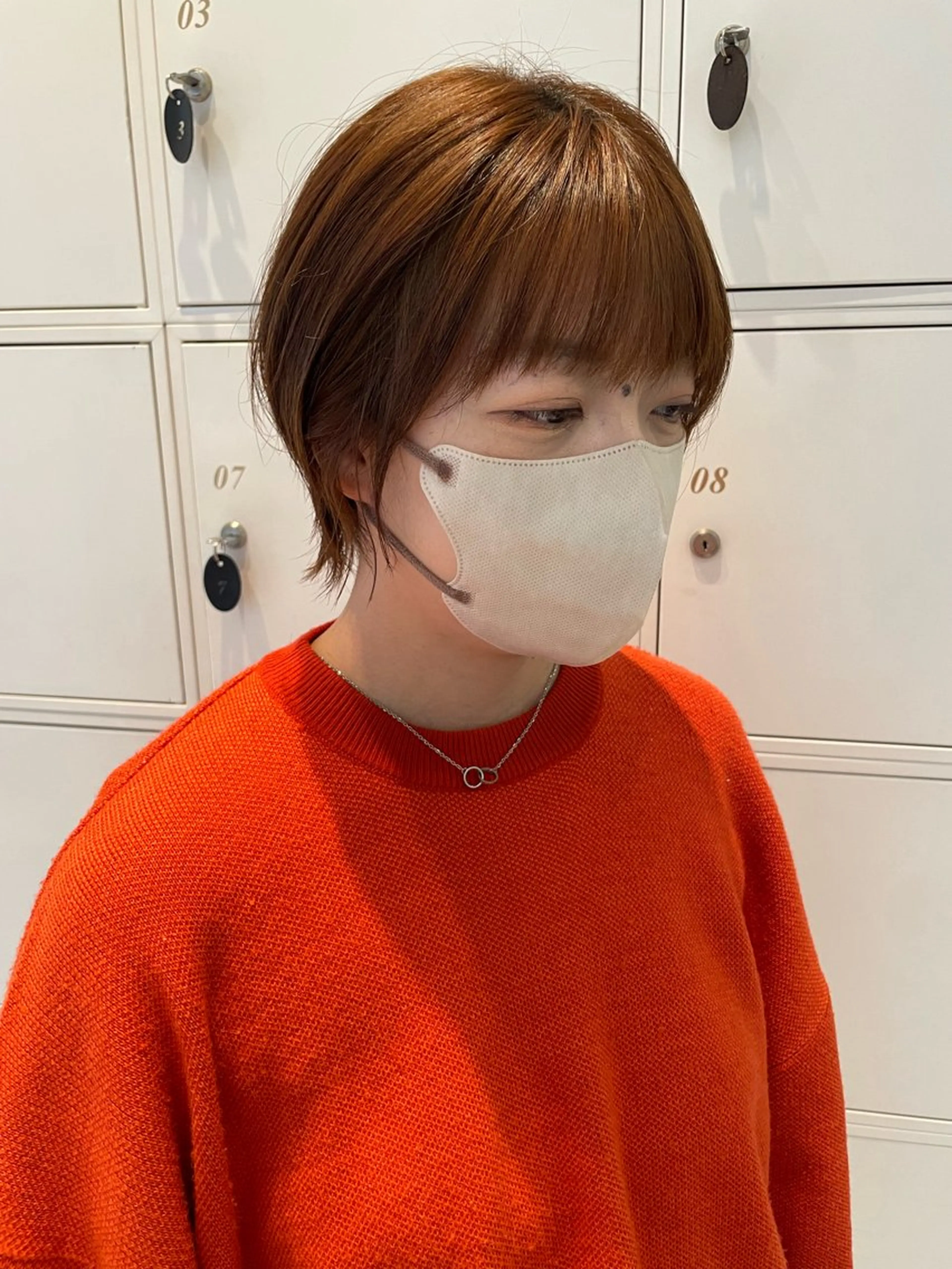 ショート カラー ショートボブ ハンサムショート インナーカラー ボブ ショートヘア 鶴岡で縮毛矯正なら お任せ！ハヤシナオミのヘアスタイル