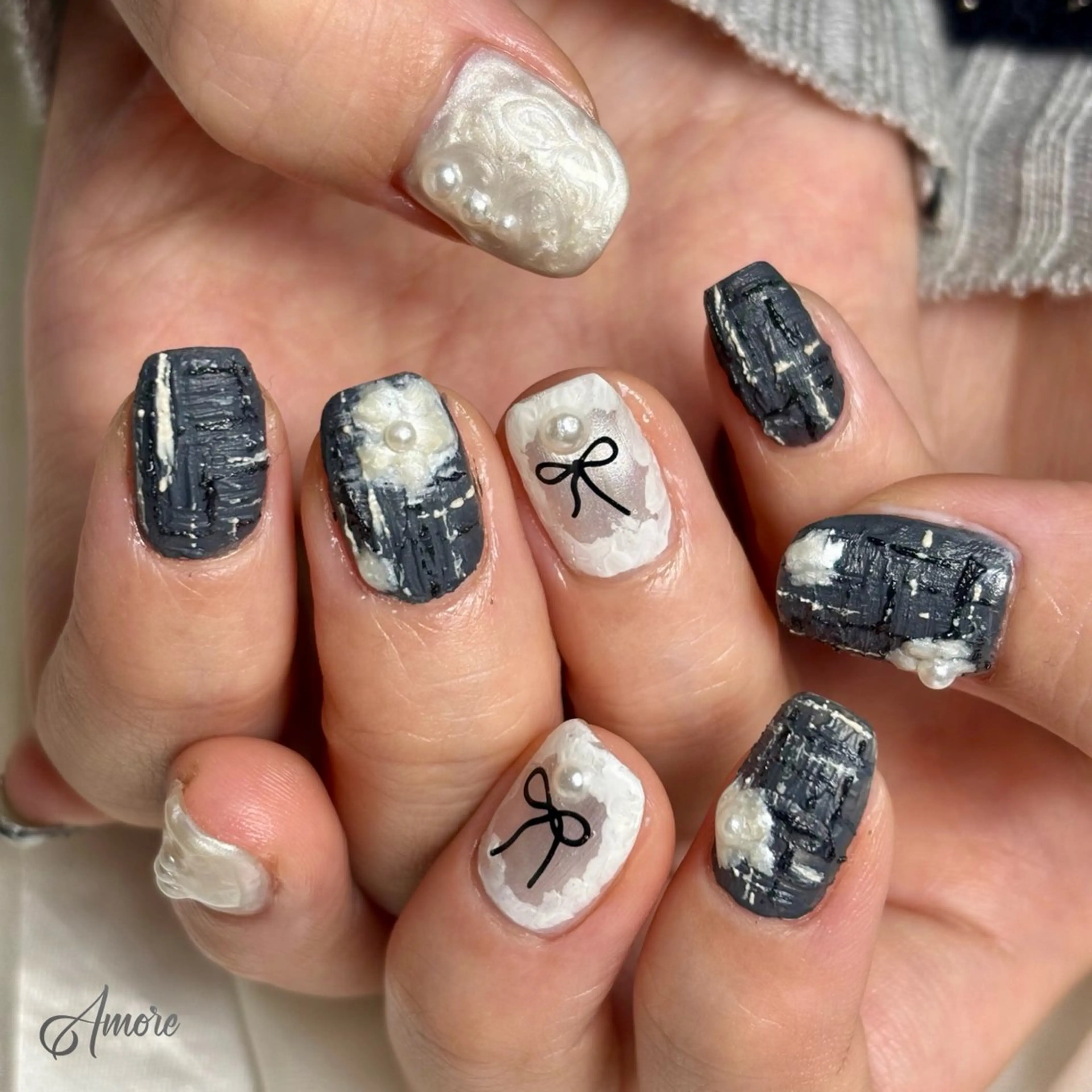 ネイル ジェルネイル キラキラネイル 韓国ネイル マグネットネイル パラジェル You kyehwaのネイルデザイン