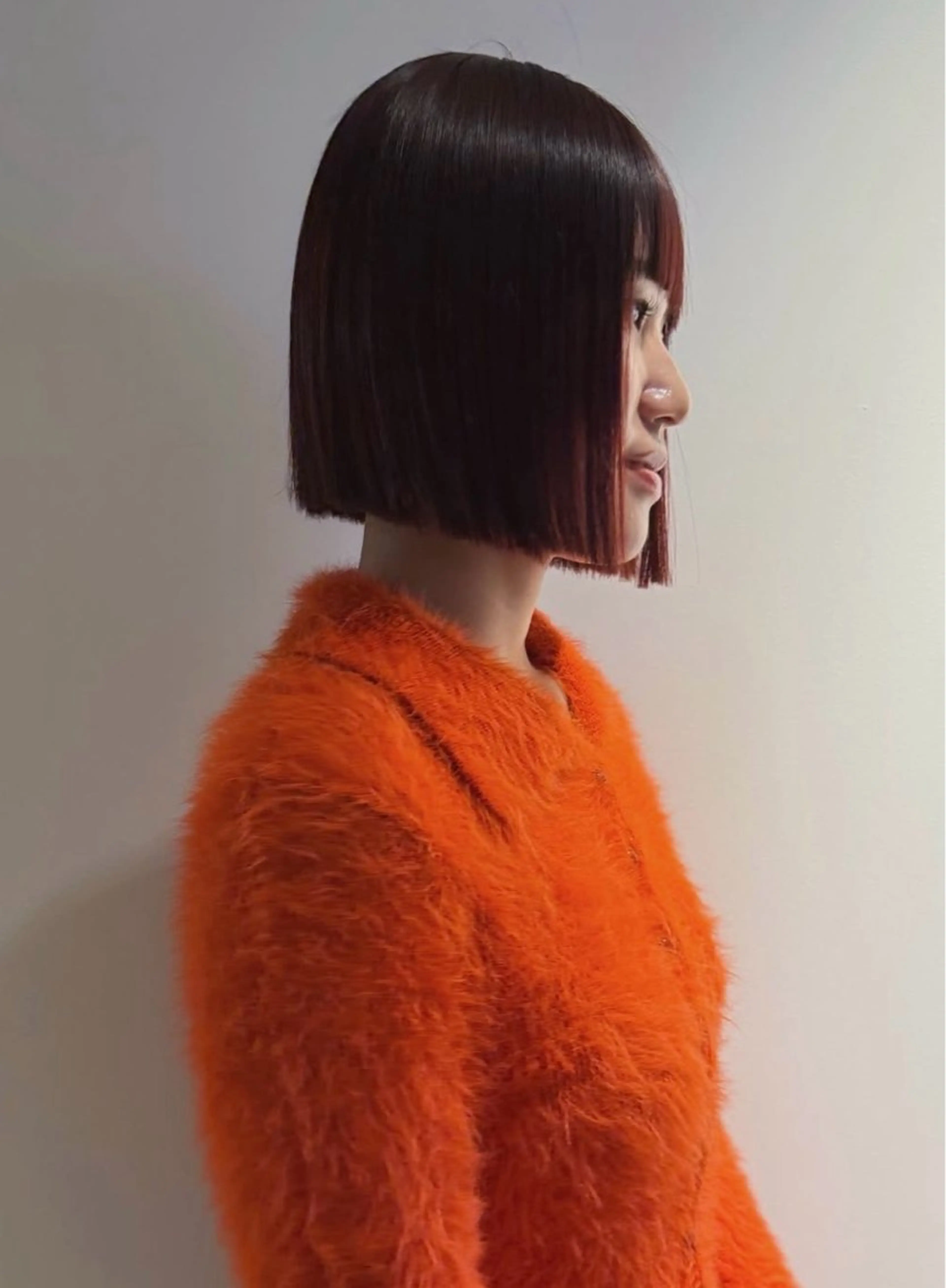 ミディアム ボブ 酸性ストレート miyuki .のヘアスタイル