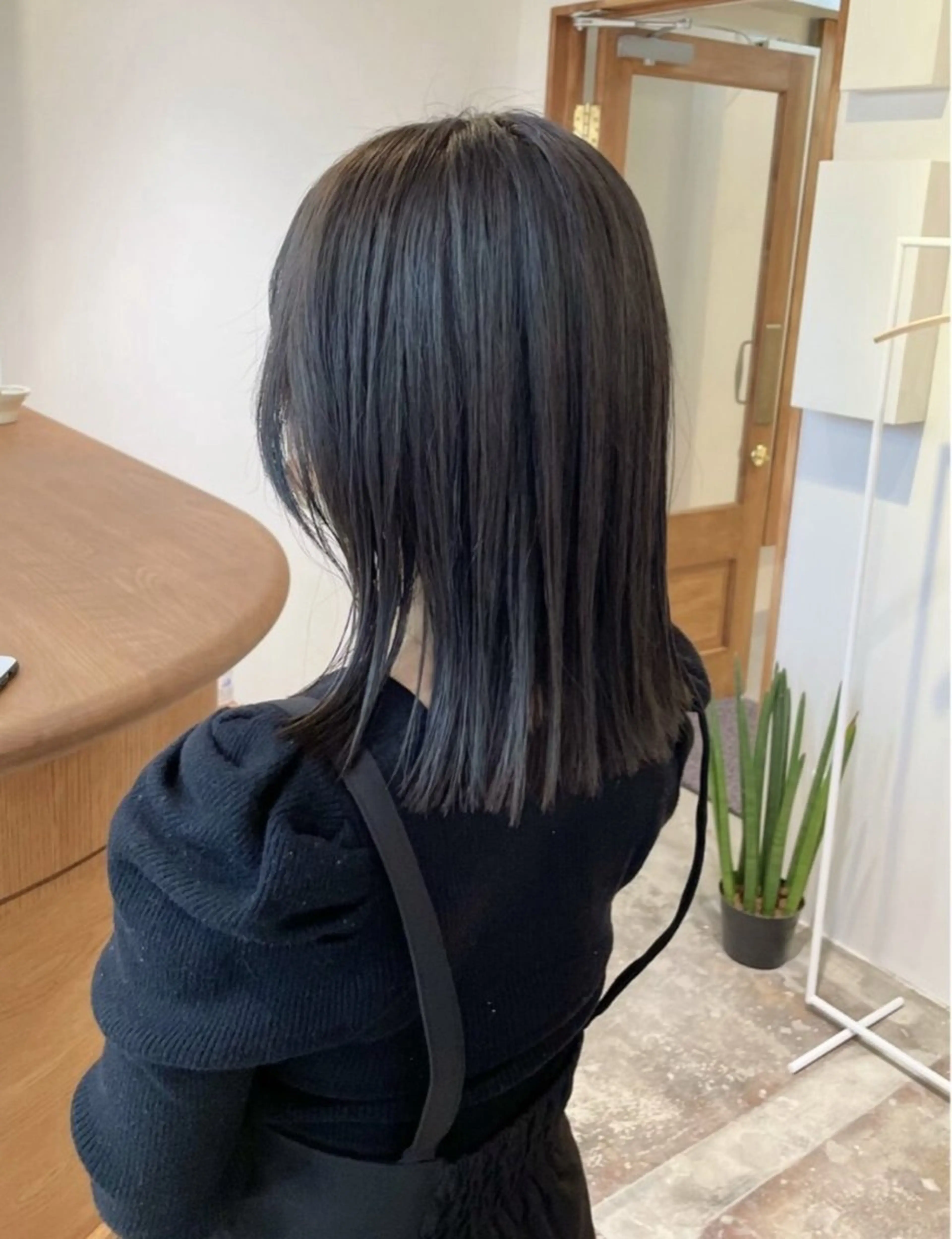 セミロング カラー ヘアカラー 立川透明感color YUJIのヘアスタイル