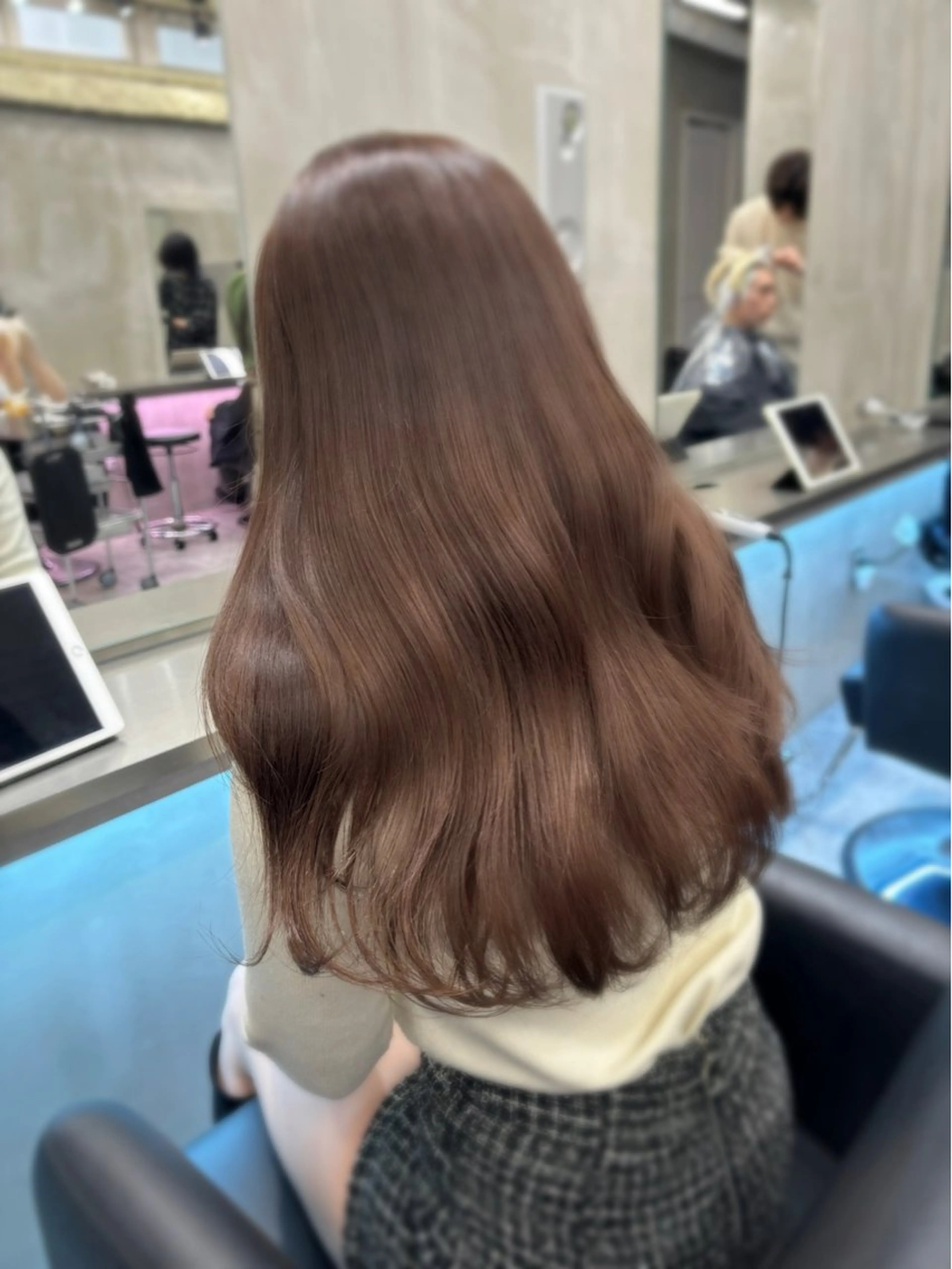 カラー ベージュカラー ブリーチ the path sora♡のヘアスタイル