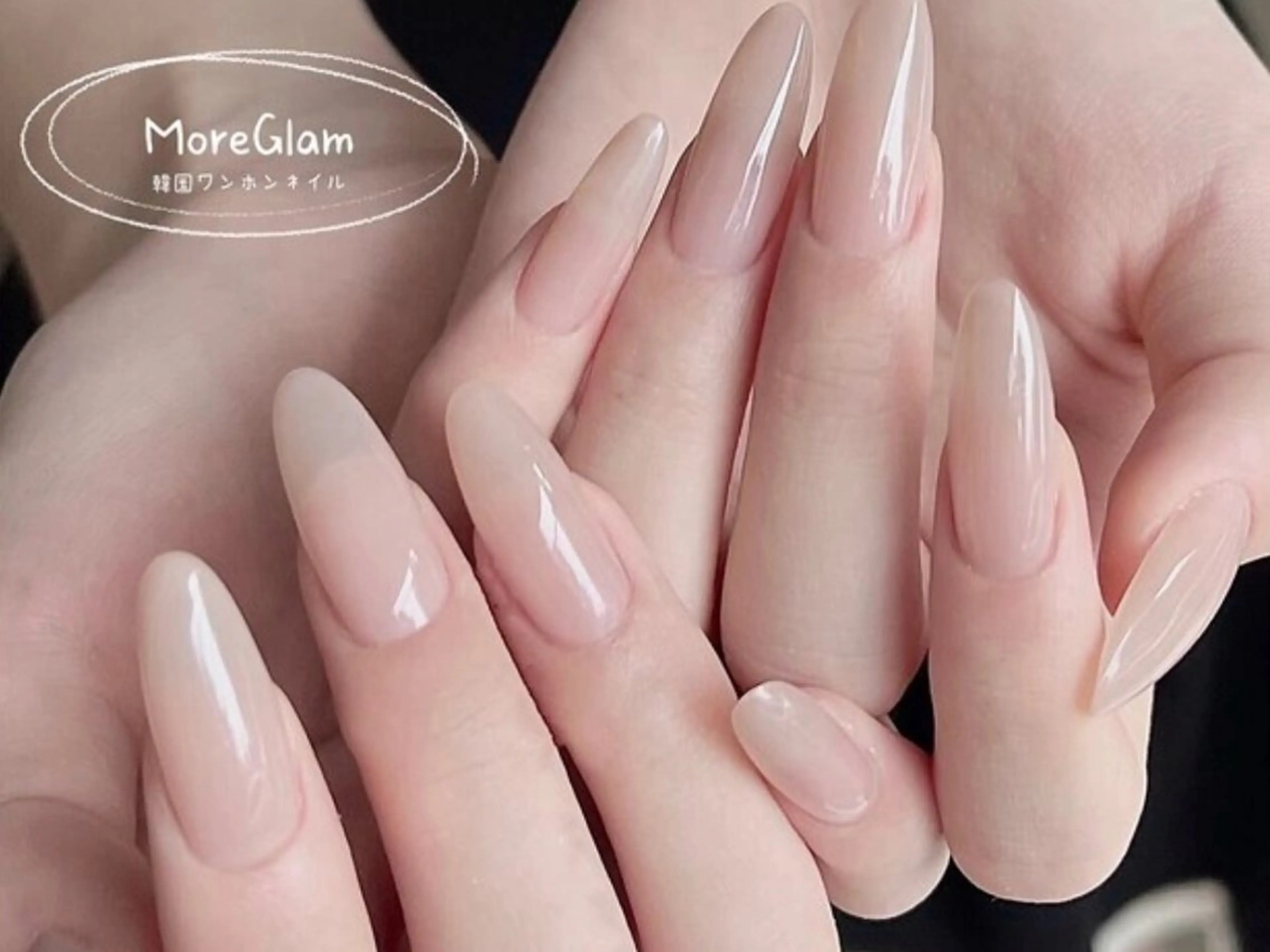 ロング ハンドネイル more glam 原宿店のネイルデザイン